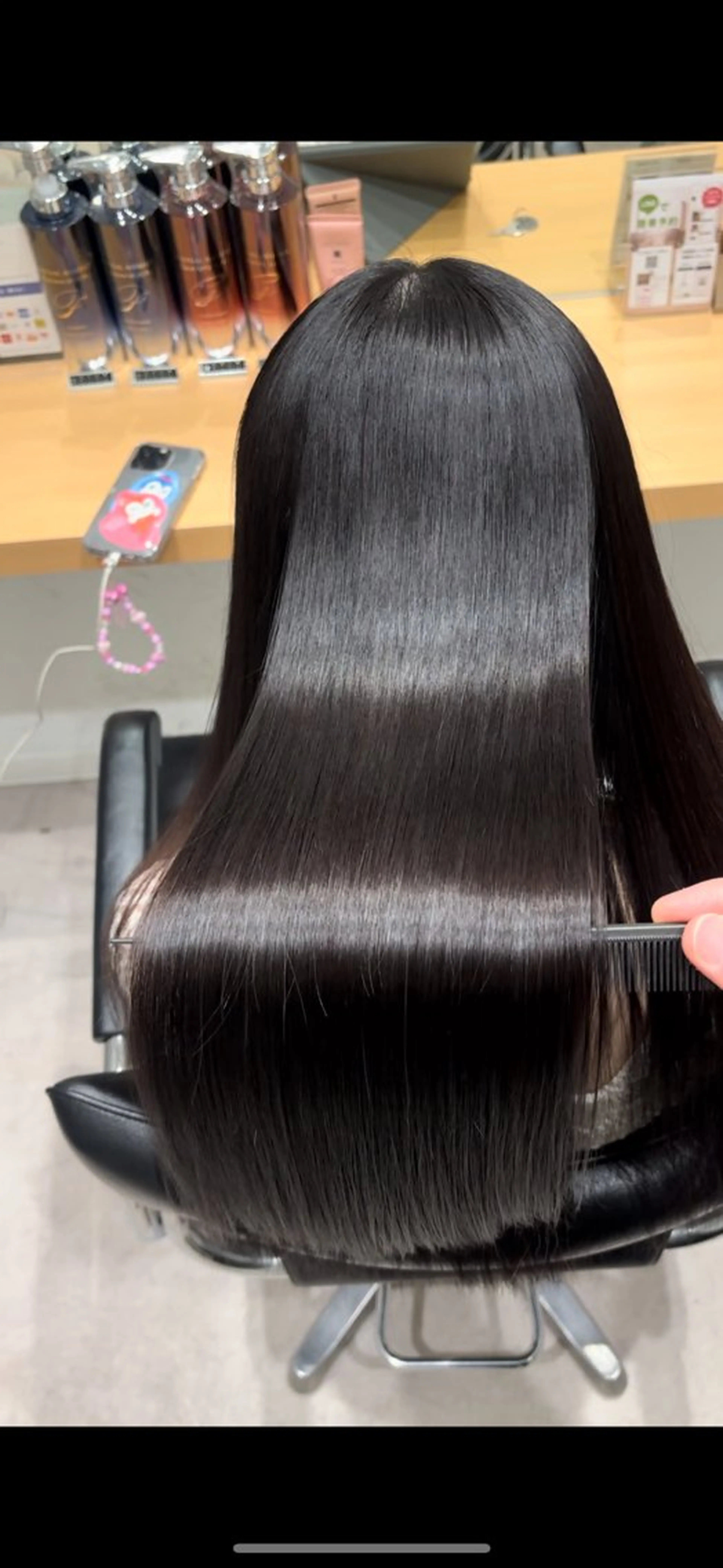 セミロング 髪質改善 トリートメント トリートメント ヘッドスパ 髪質改善ヘアケア 艶髪特化/上田のヘアスタイル