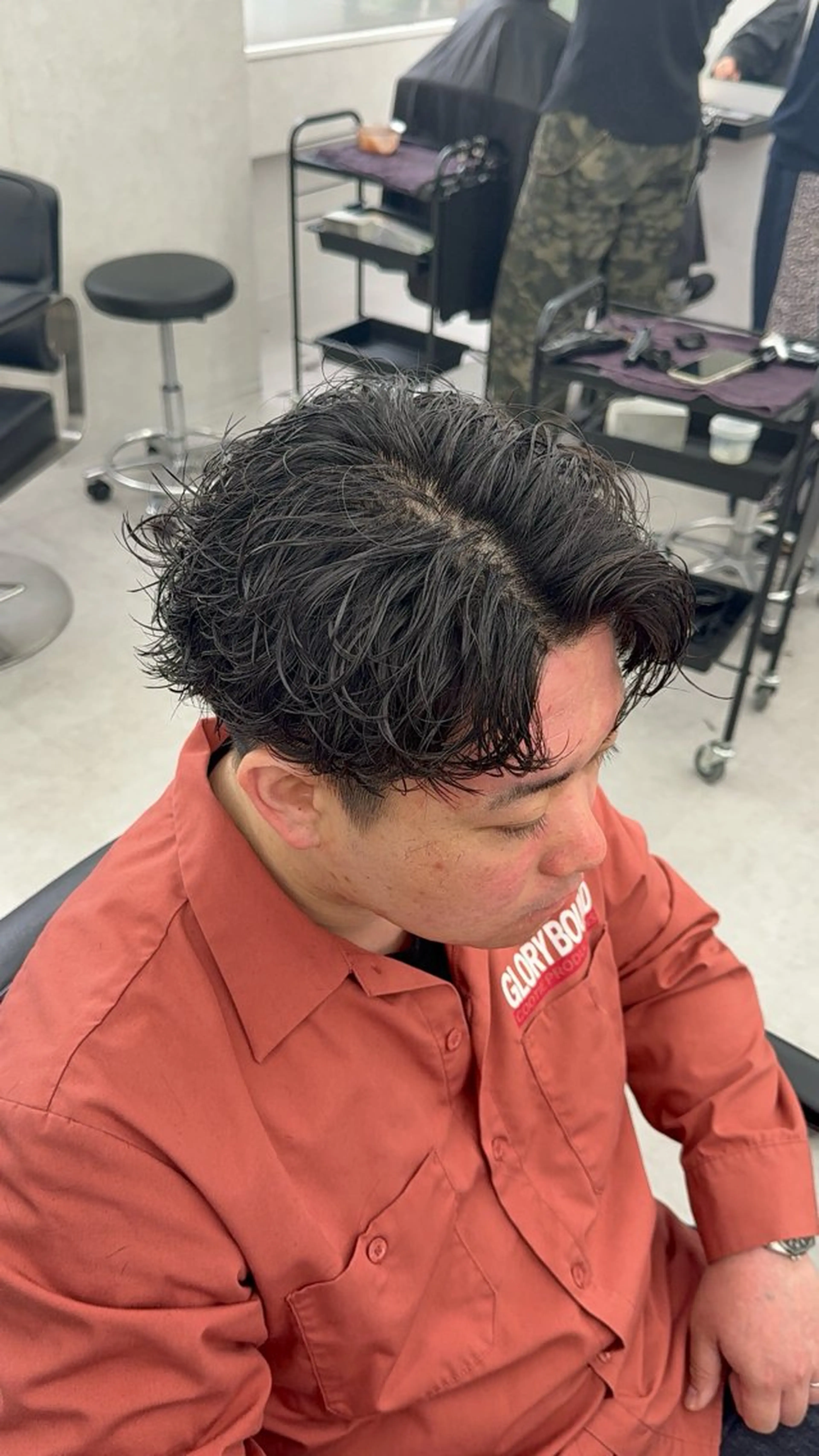 ショート カット パーマ 齊藤 大地のヘアスタイル