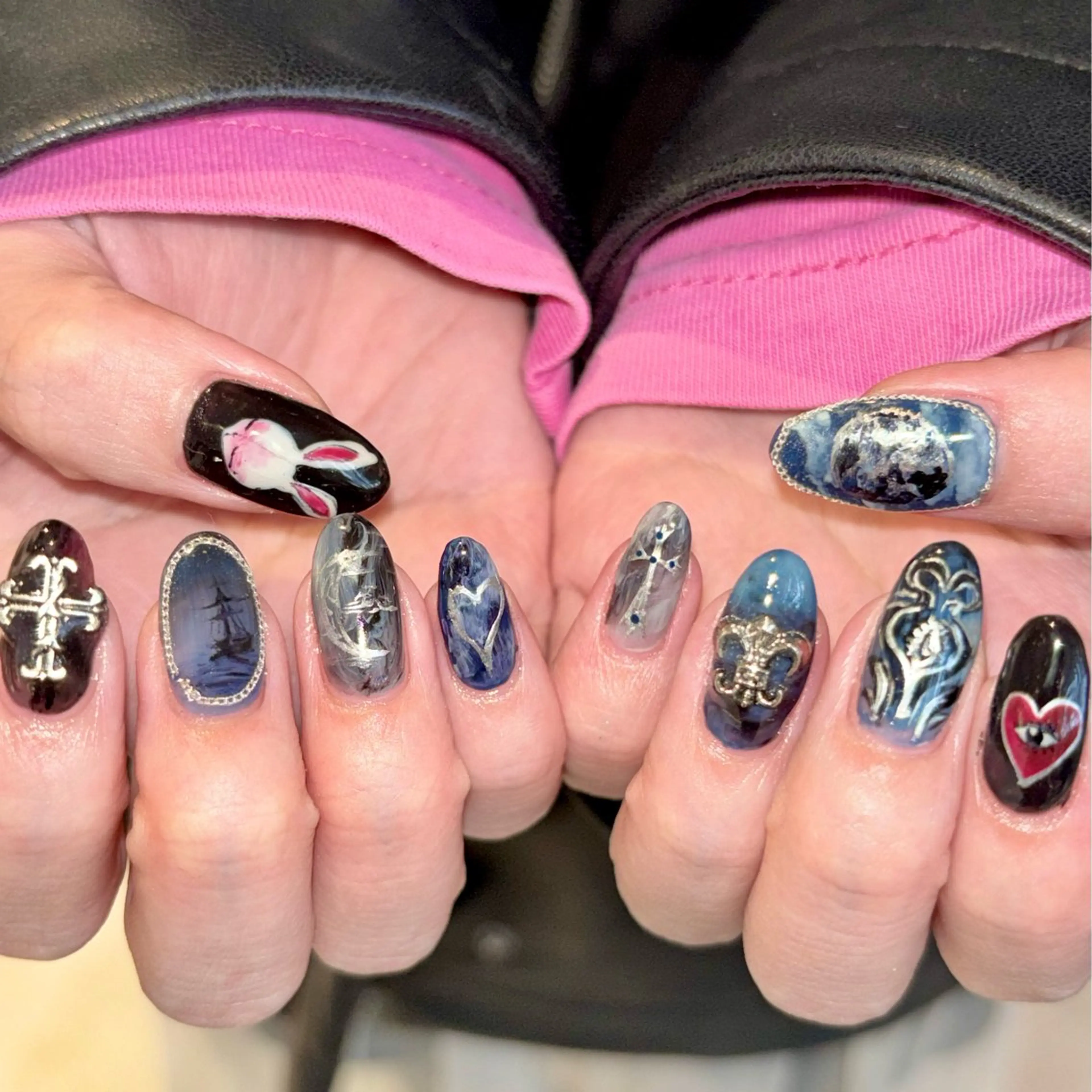 ネイル アートネイル 持ち込み ニュアンスネイル ハンドネイル Kureha/ネイル トレンドヘアのマツエク・マツパデザイン