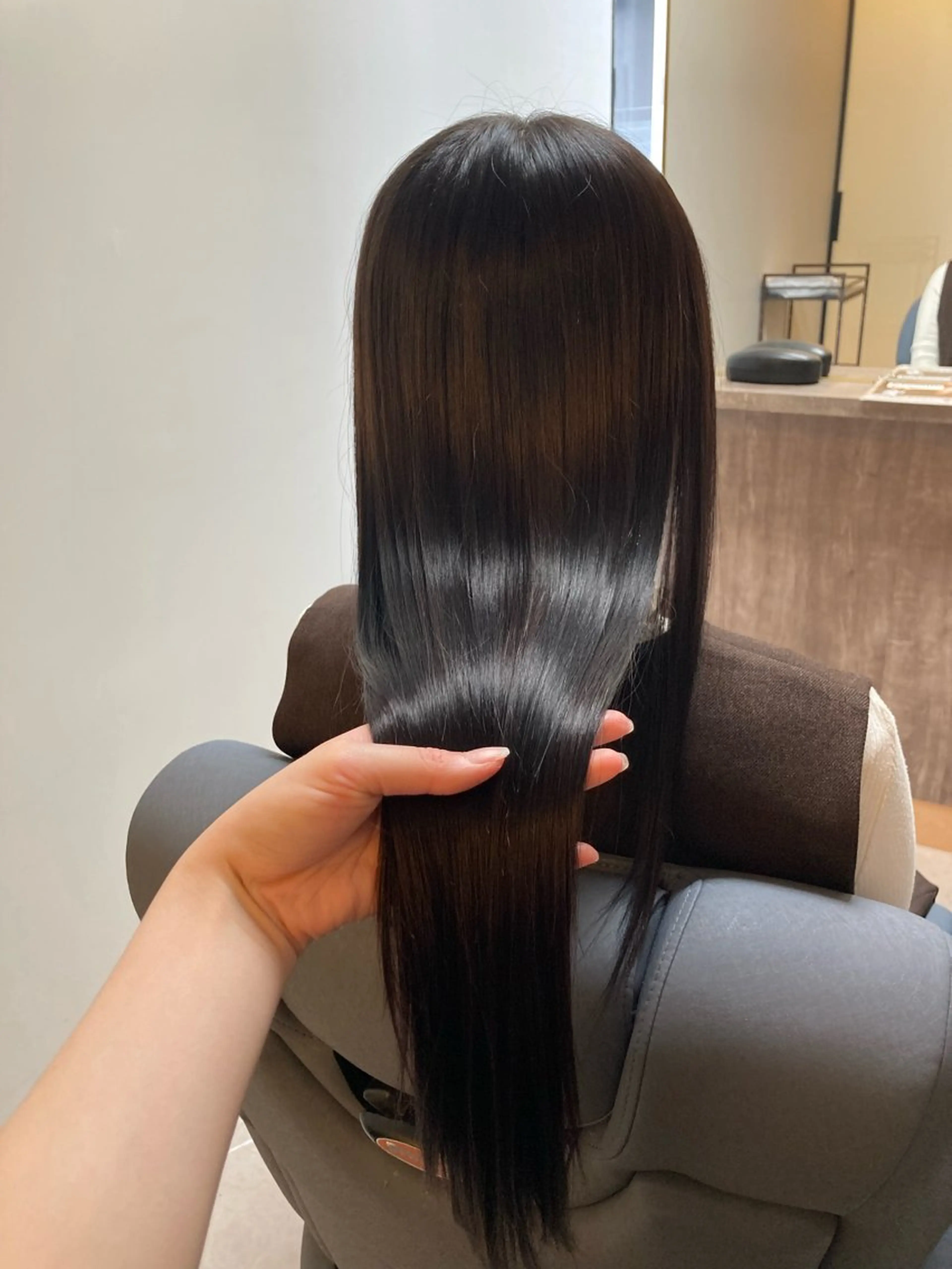 ロング トリートメント トリートメント ピンクカラー🎀 米津 美佑のヘアスタイル