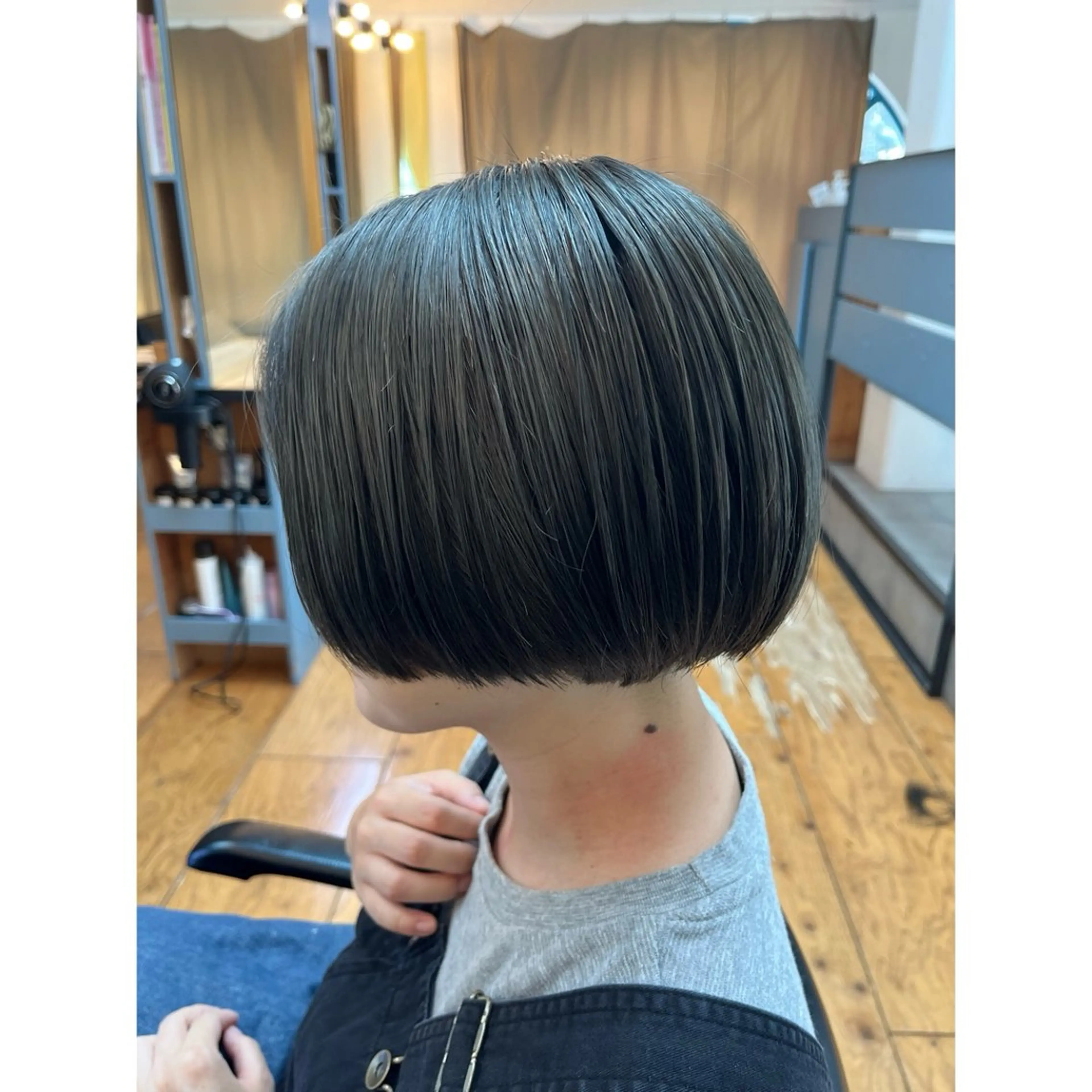 ショート カラー カット ヘアカラー トリートメント Lagom なかだのヘアスタイル