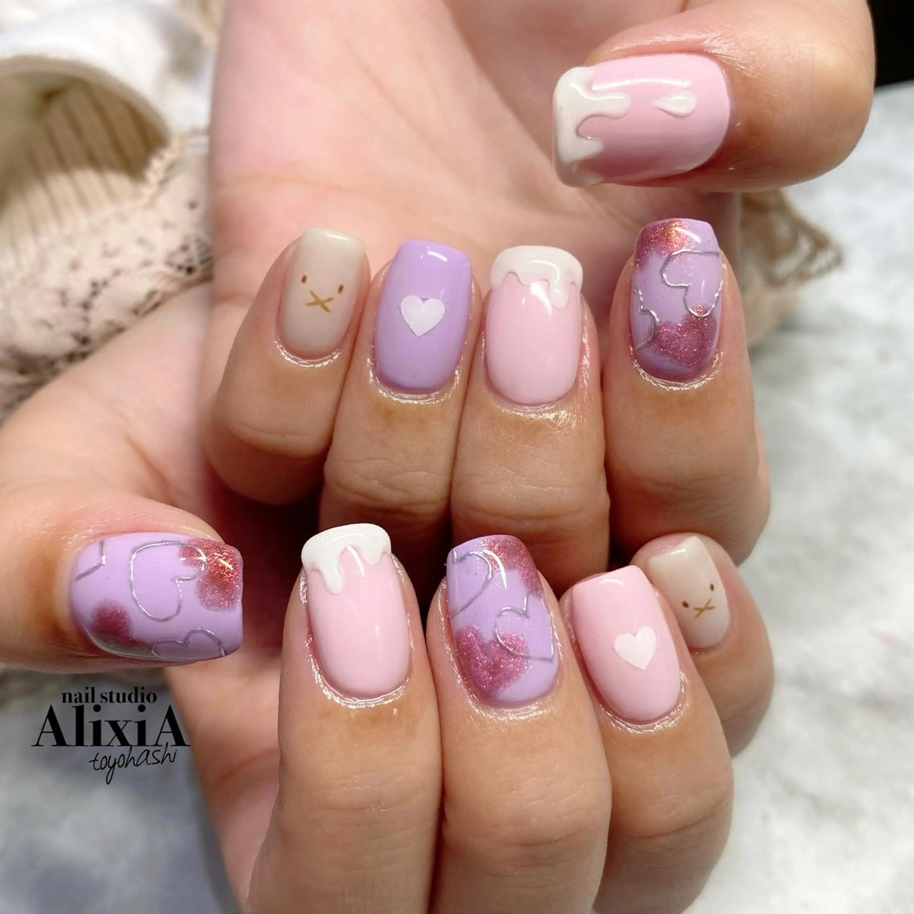 ネイル ハンドネイル AlixiA nail studio所属・AlixiA ゆみのネイルデザイン