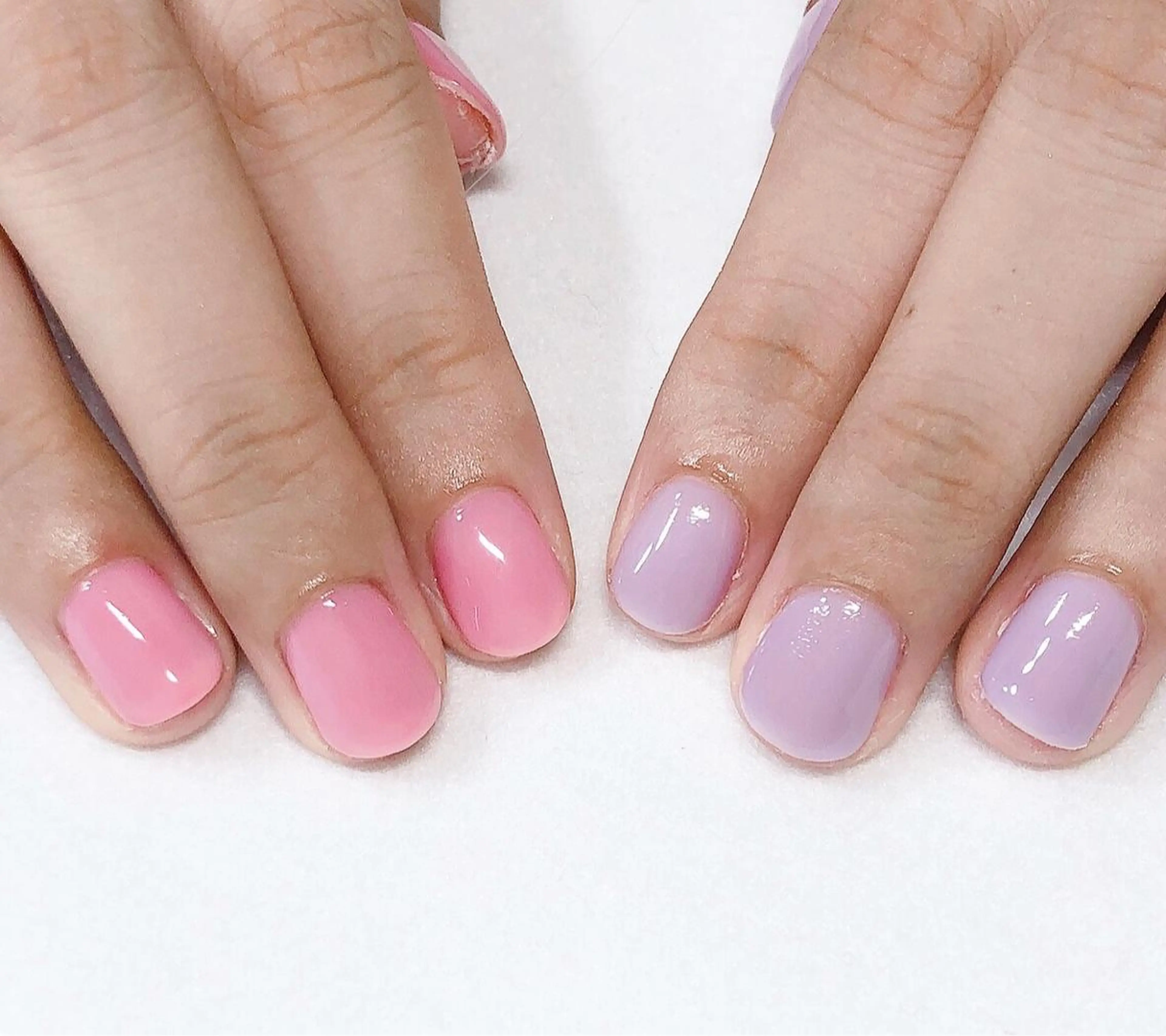 ネイル ジェルネイル ワンカラーネイル 東 千夏のネイルデザイン