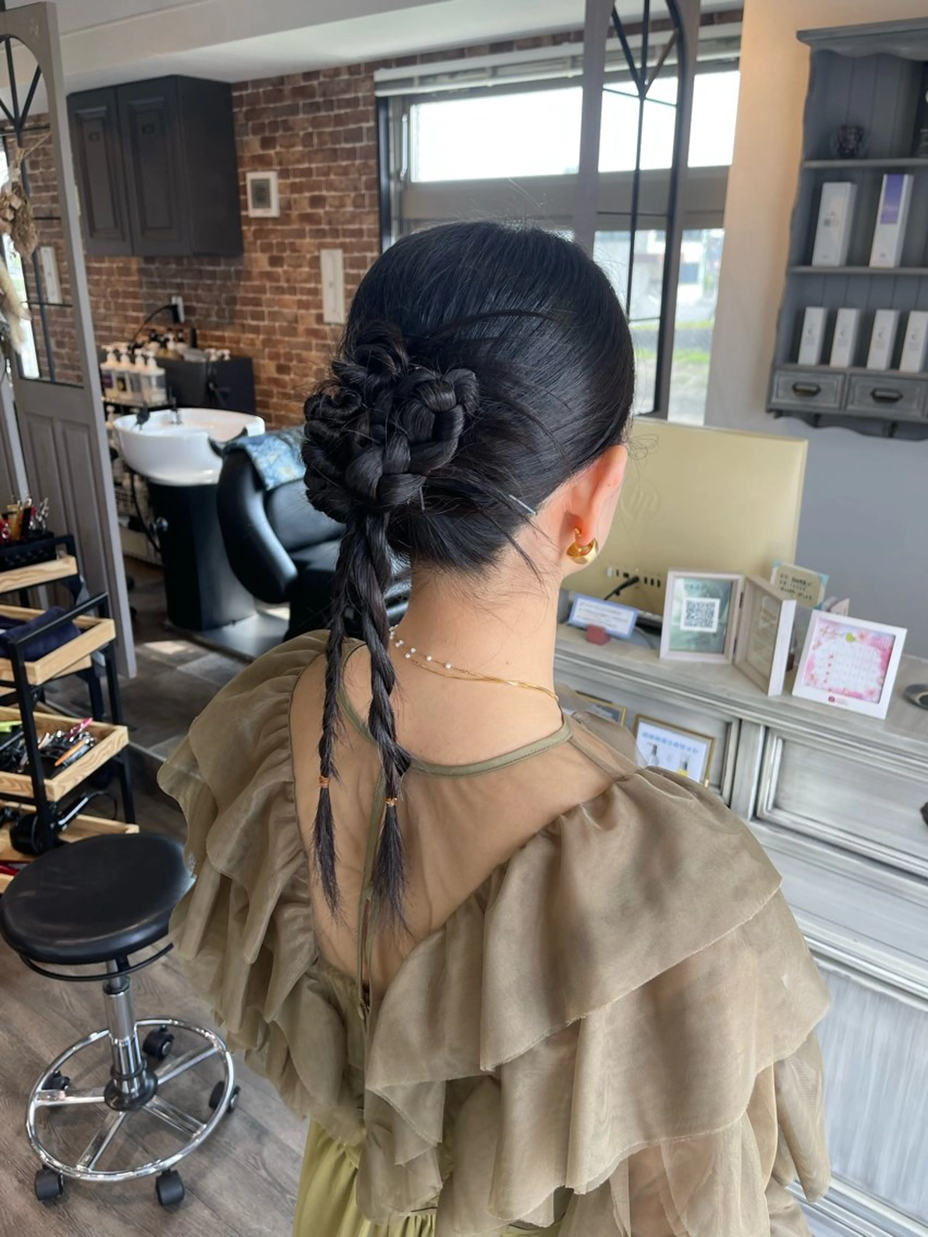 ロング ヘアアレンジ ヘアセット Felice Erikaのヘアスタイル
