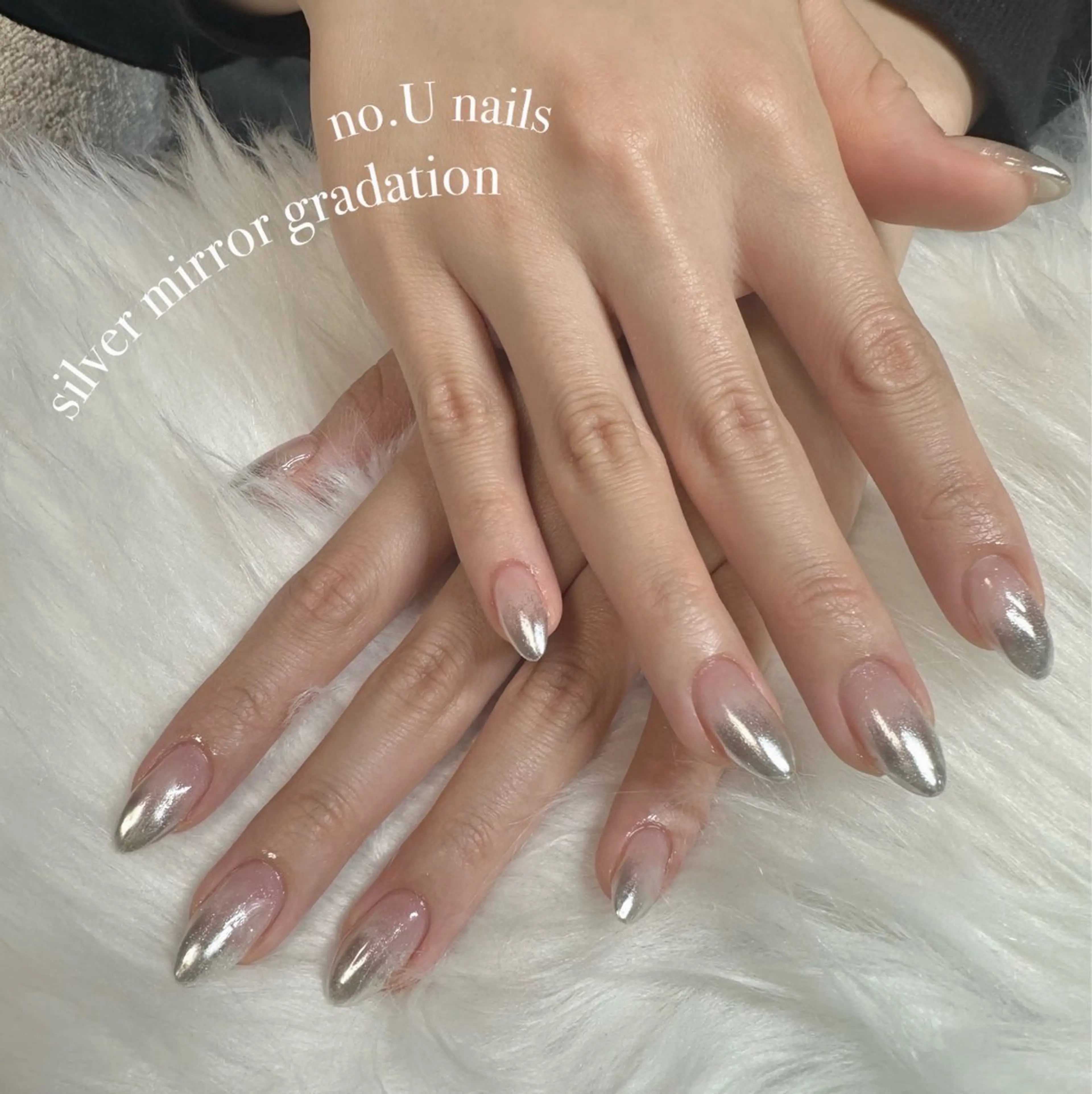 ネイル フラッシュネイル グラデーション 韓国ネイル ラメ(グリッター) マグネットネイル ハンドネイル no.U nailsのネイルデザイン