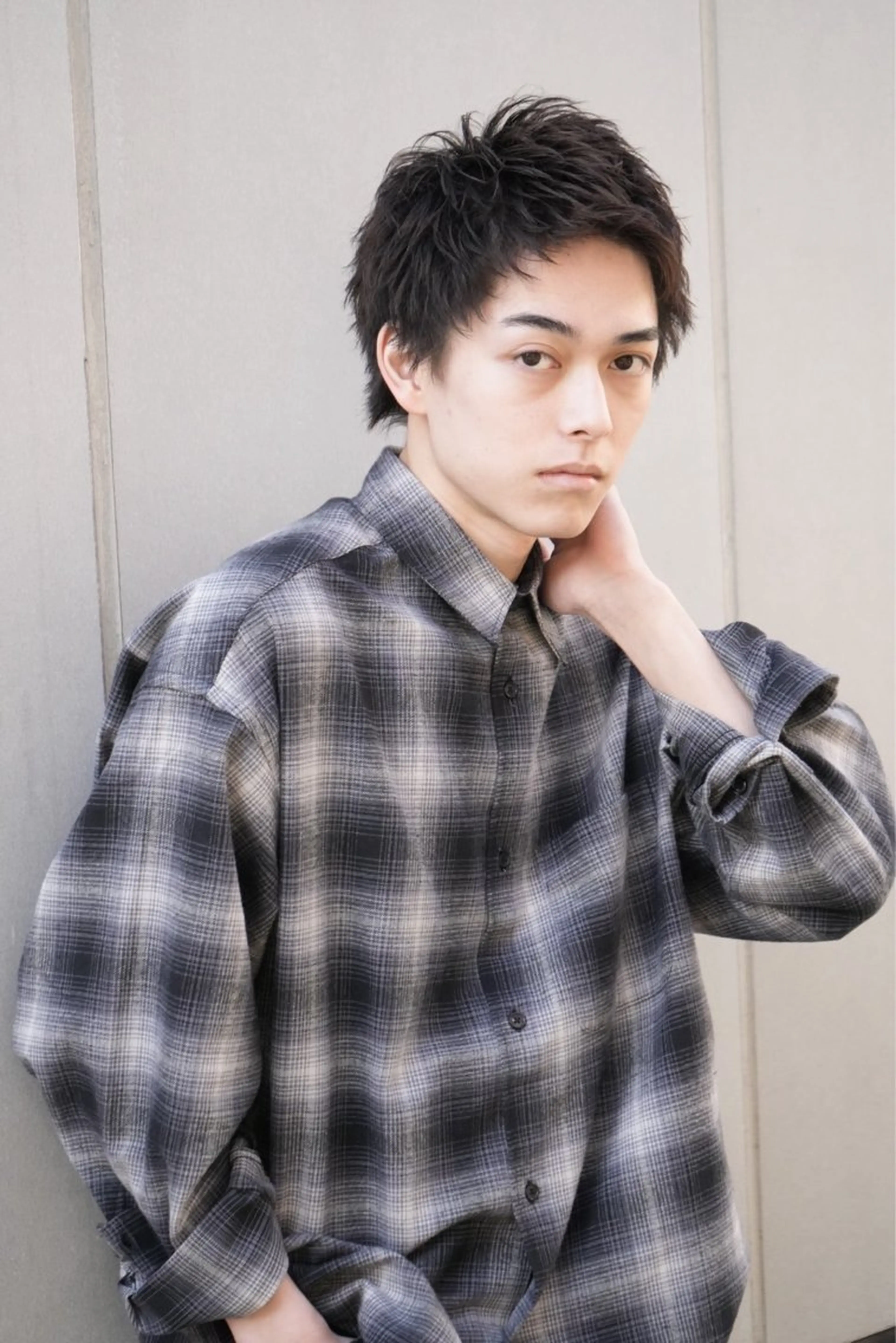 カラー パーマ ヘアアレンジ メンズ オールバック アップバング ビジネス コンマヘア 七三 ショートヘア原宿 fifth コシのヘアスタイル