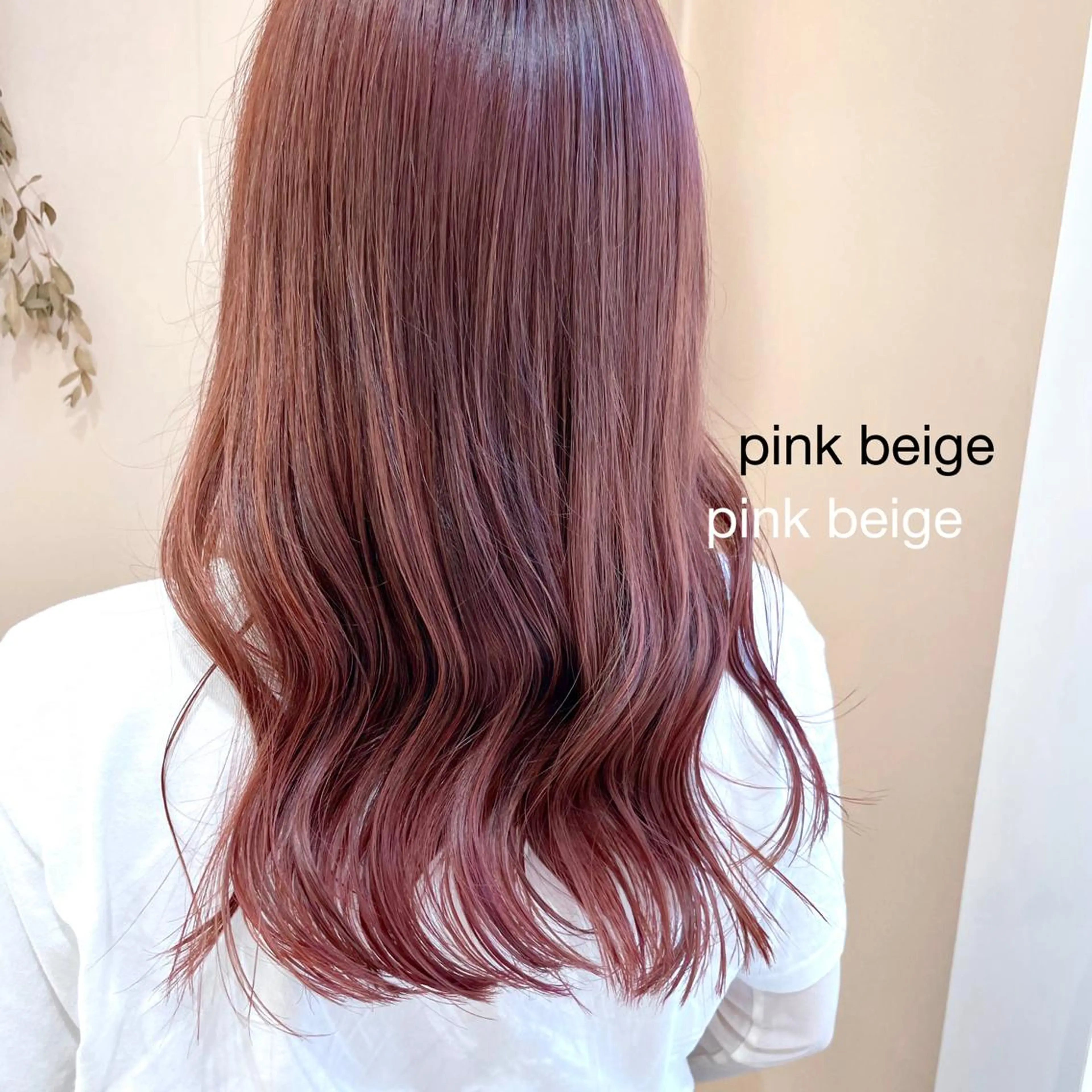 ロング カラー ブリーチ ピンクカラー ヘアカラー トリートメント ショート/ボブ/ 透明感カラー/ほのかのヘアスタイル