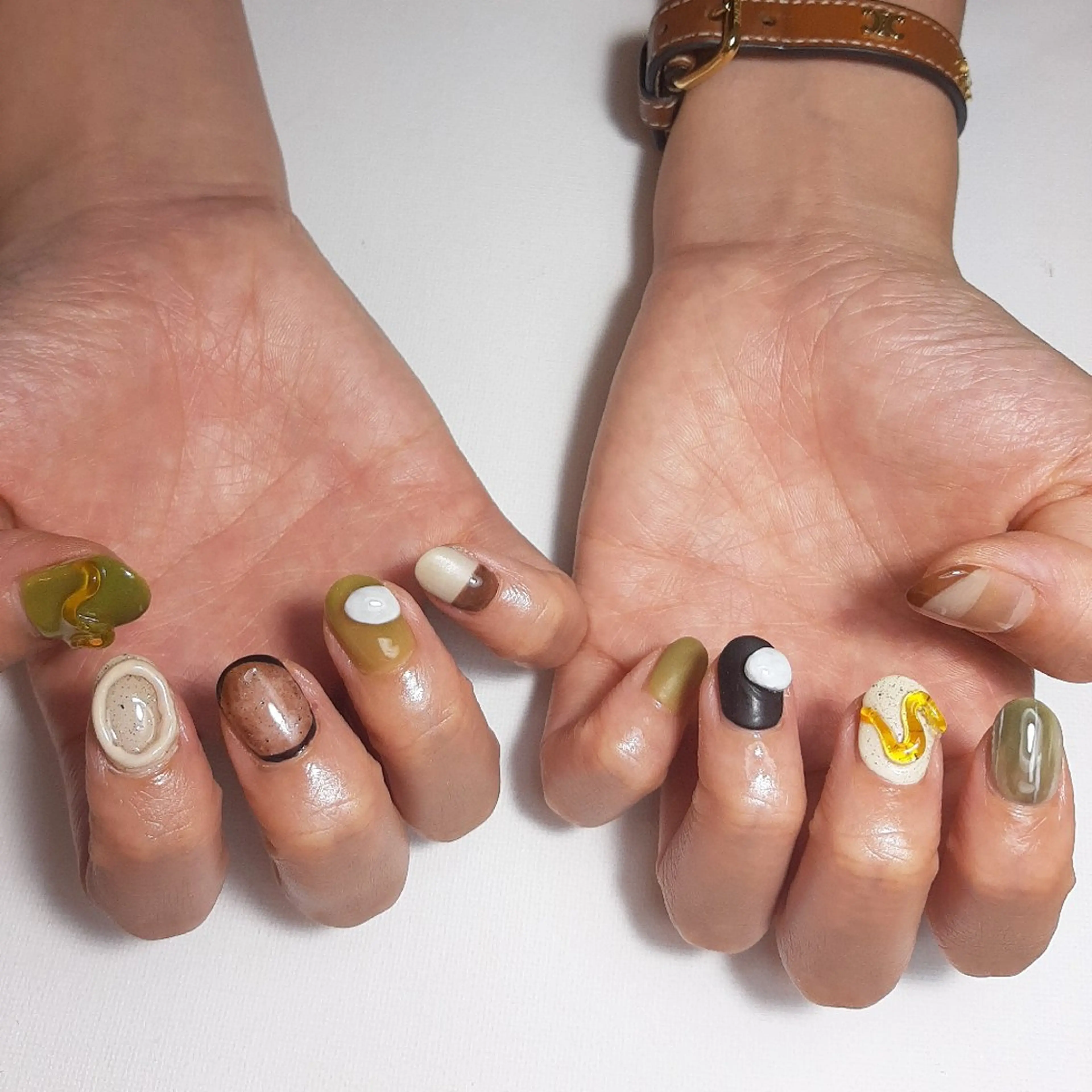ネイル ジェルネイル 持ち込み ニュアンスネイル ショートネイル owlnail /持込みデザイン専門のネイルデザイン