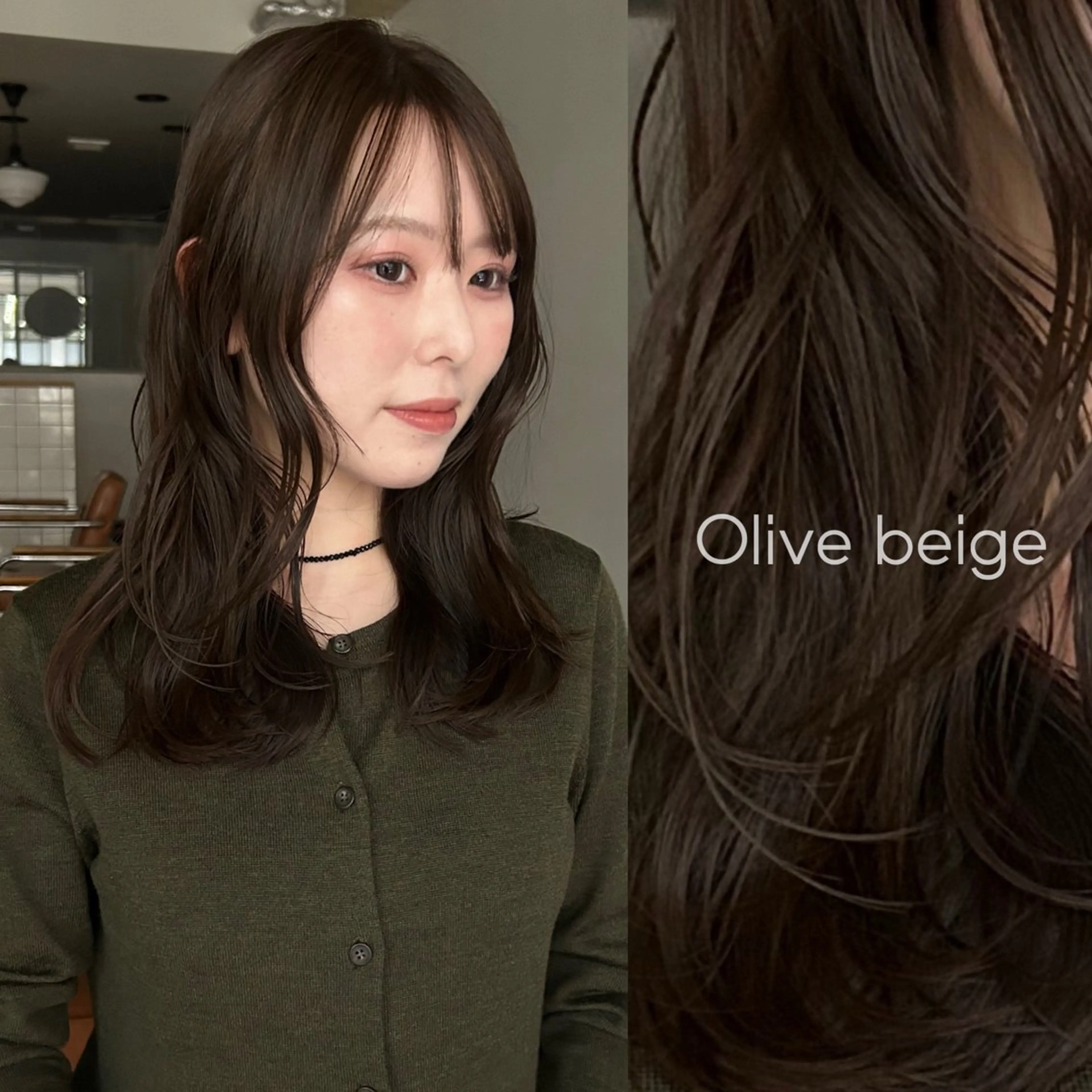 【人気No.I☝🏻‪‪】似合わせカット＋透明感カラー＋2stepトリートメントの写真