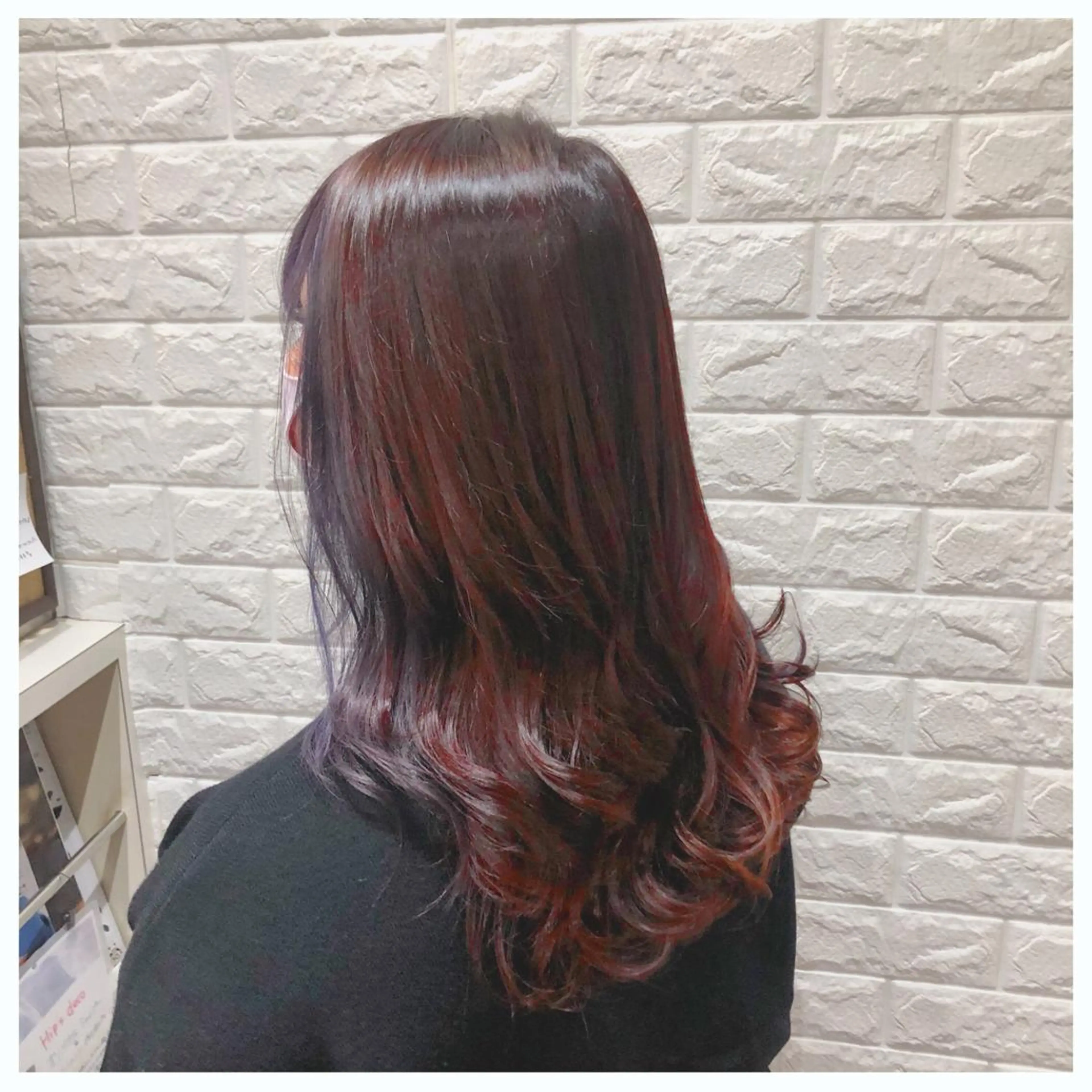 ロング カラー ブリーチ ピンクカラー 韓国ヘア ♡tomimaのヘアスタイル