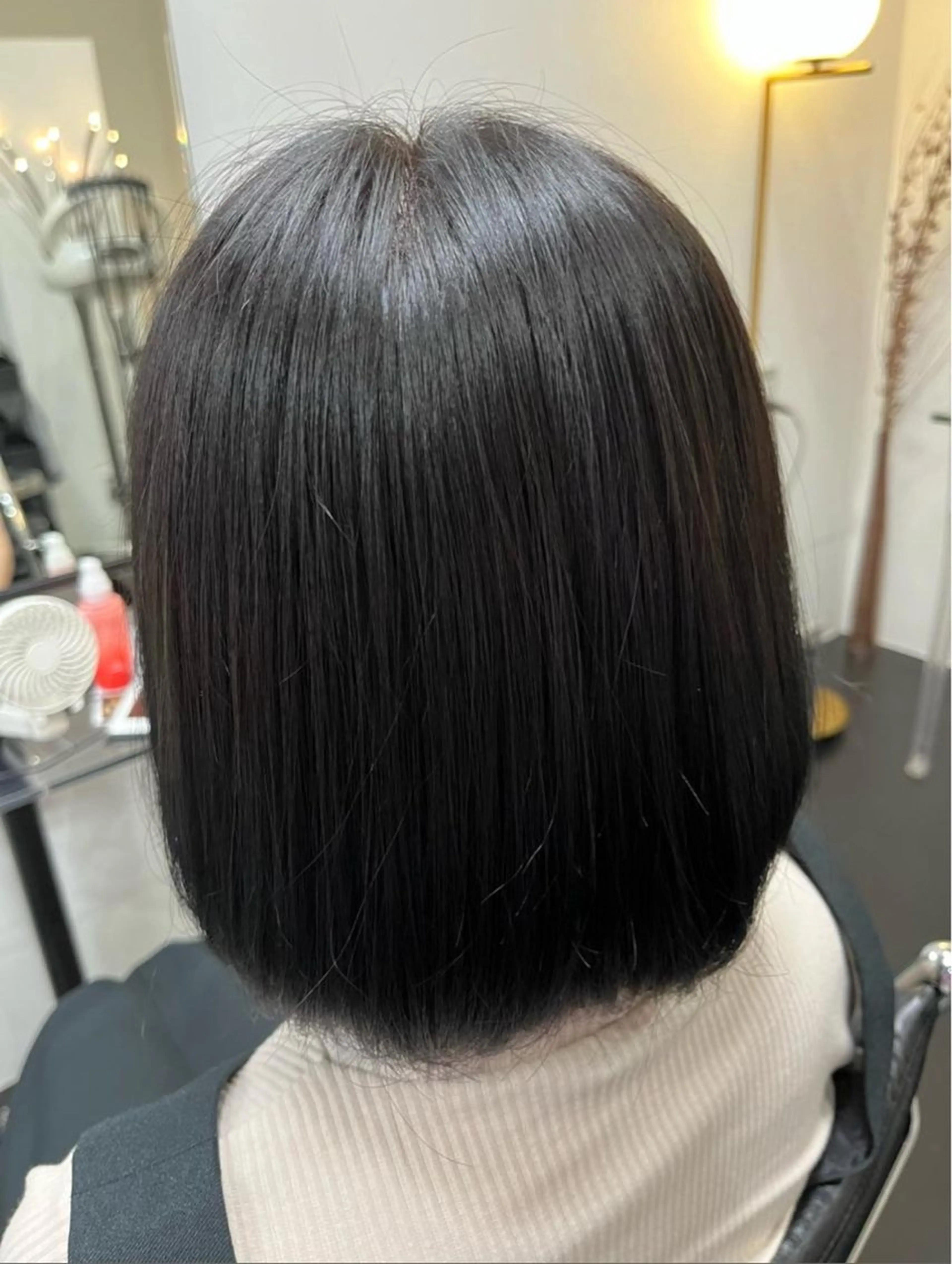 ミディアム カラー ブリーチモデル募集 古内柊のヘアスタイル