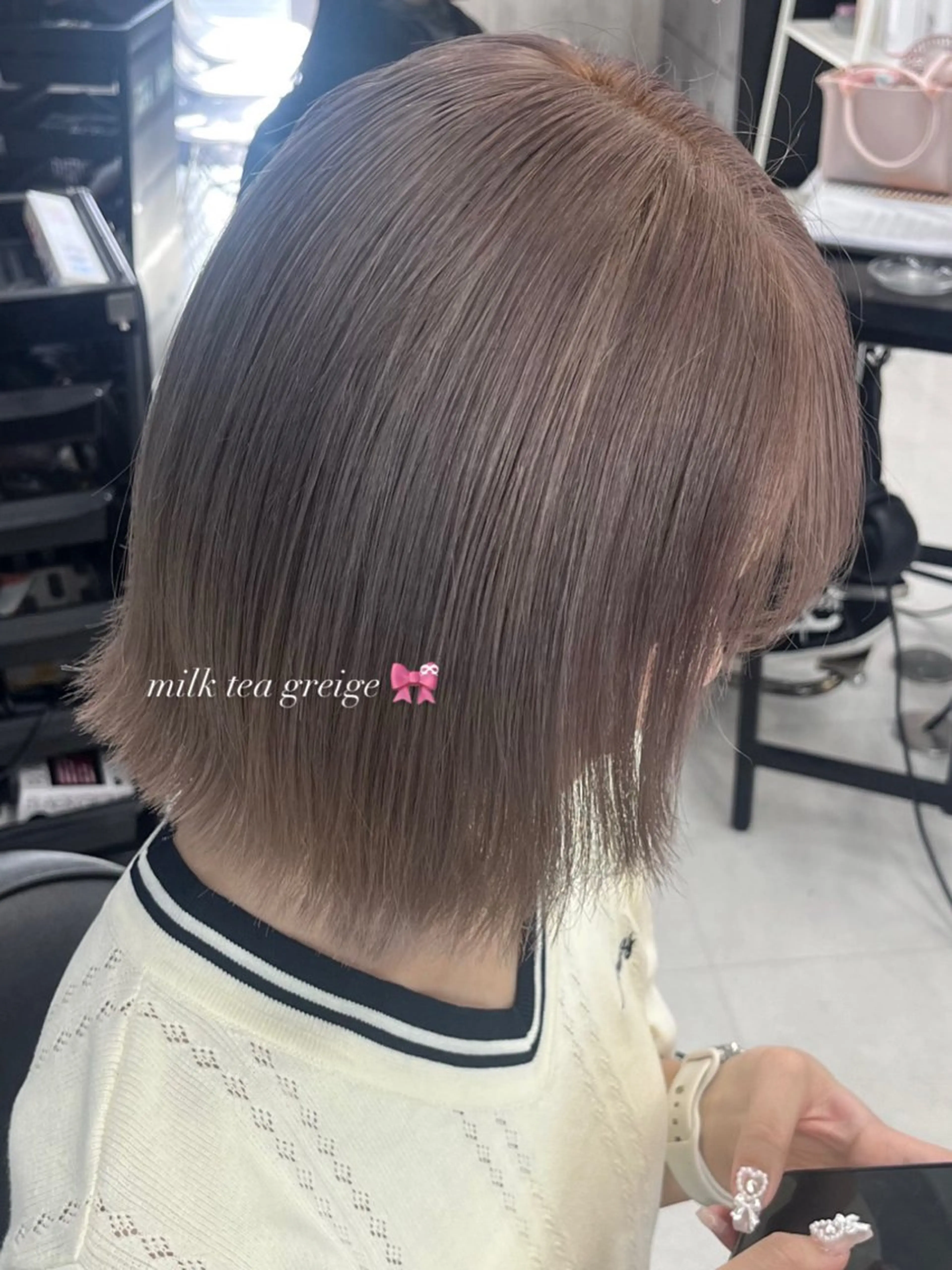 ミディアム カラー ハイトーン/ゆるふわ 🎨𖥔ׁTOMO♡のヘアスタイル