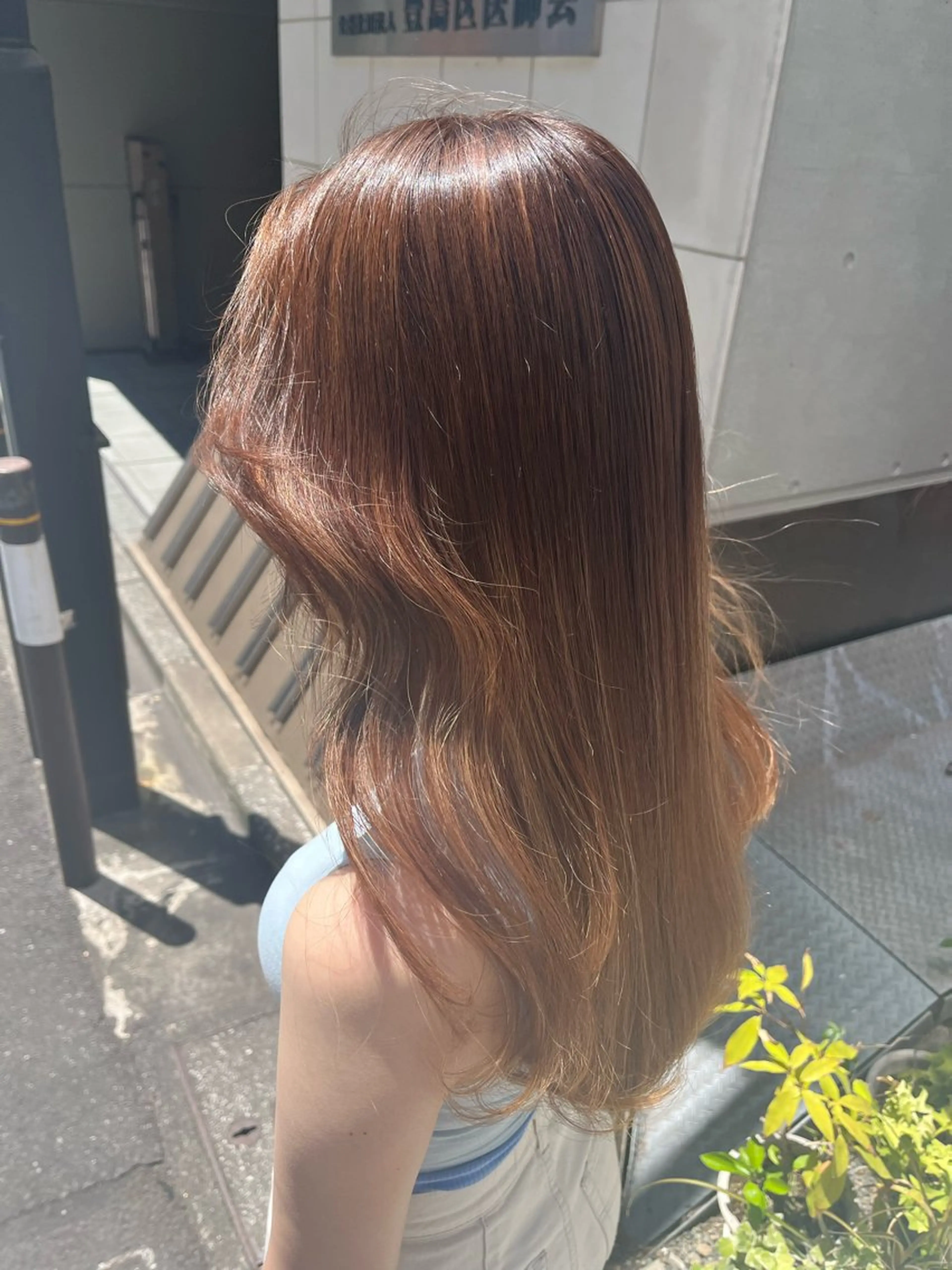 ロング カラー パーマ ブリーチモデル募集 ʟᴇɪ.れいのヘアスタイル