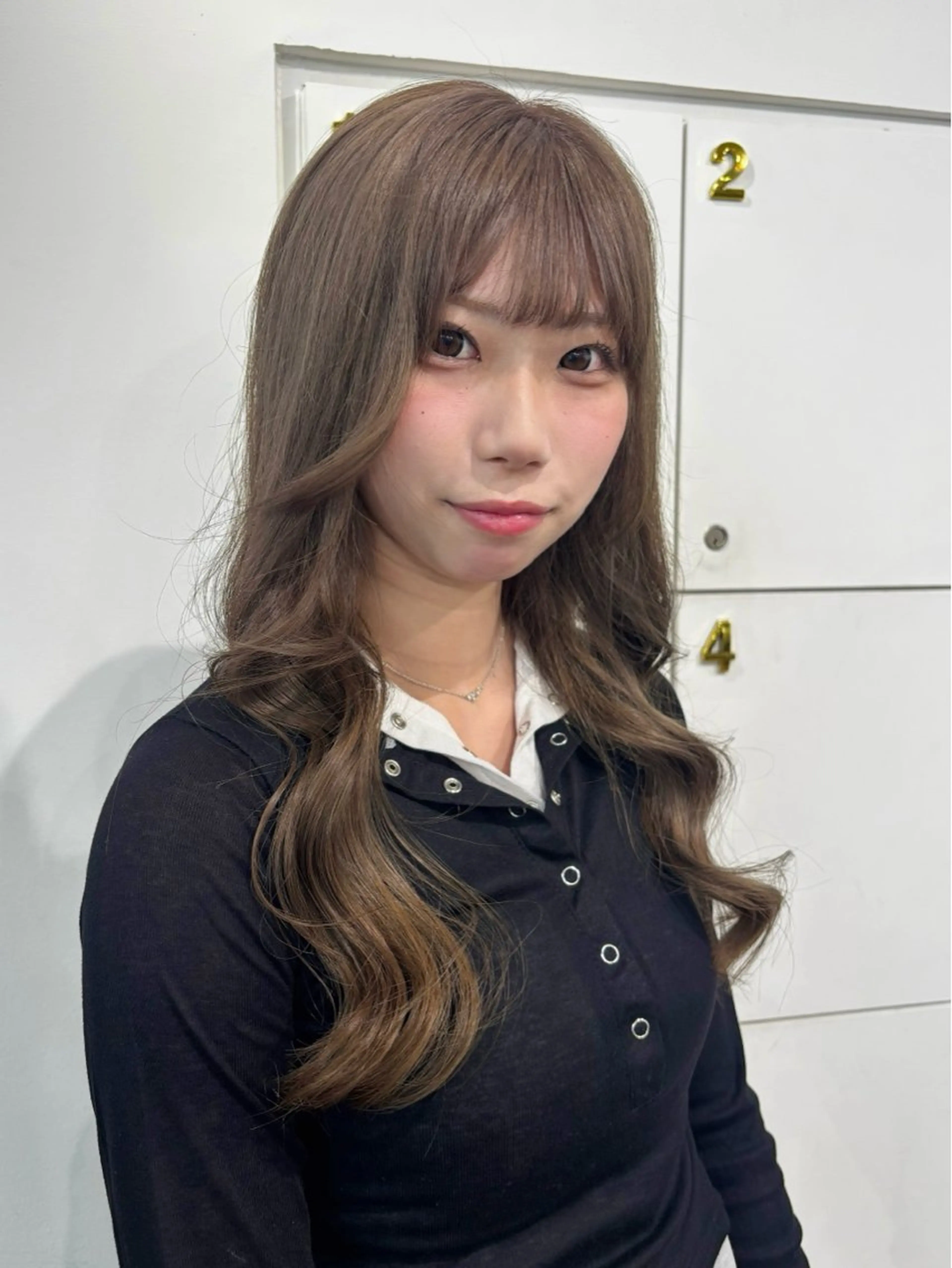 ロング ヘアカラー ブリーチ透明感カラー 🍀mizuki🍀のヘアスタイル