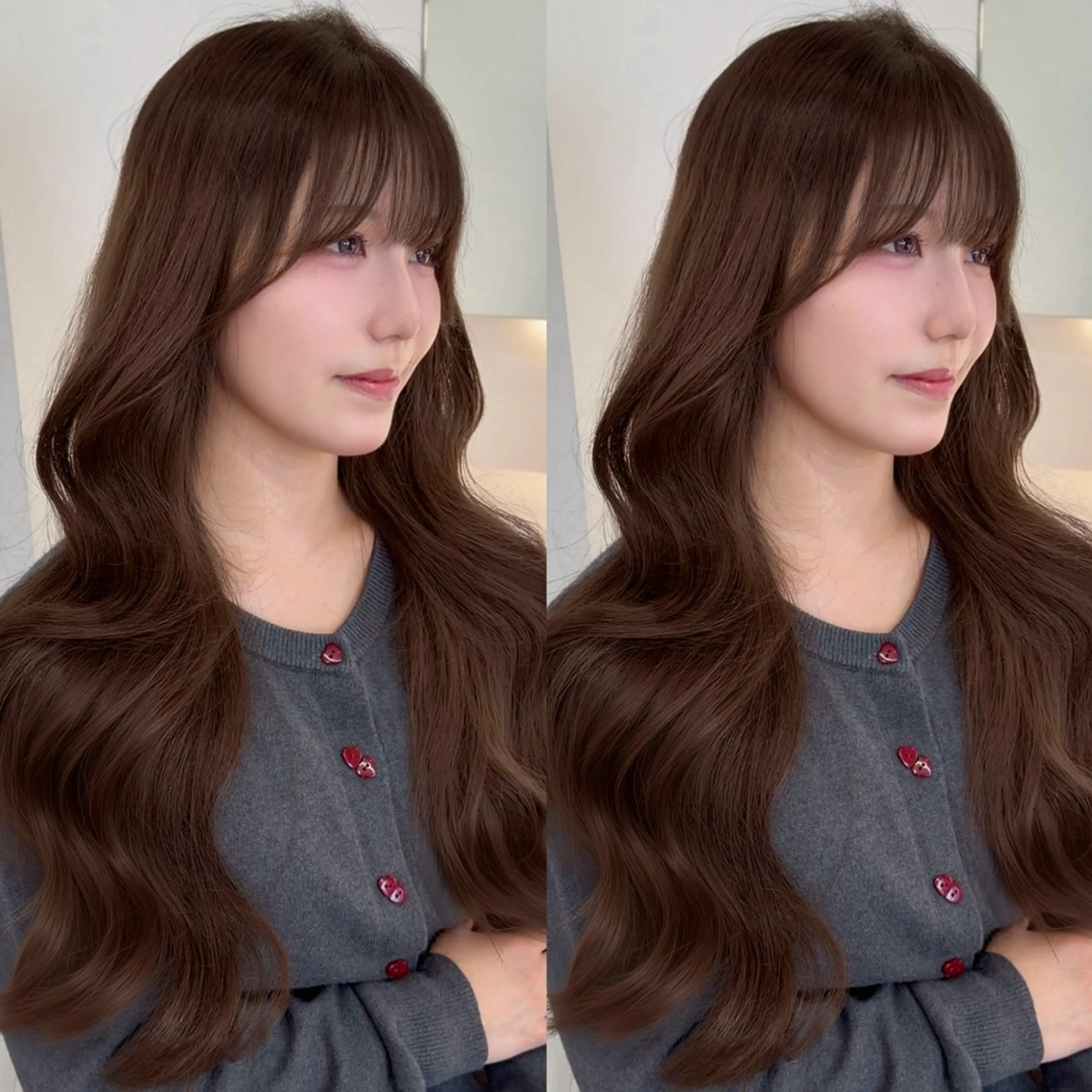ロング レイヤーカット 🎀透明感カラー shizuka🎀のヘアスタイル