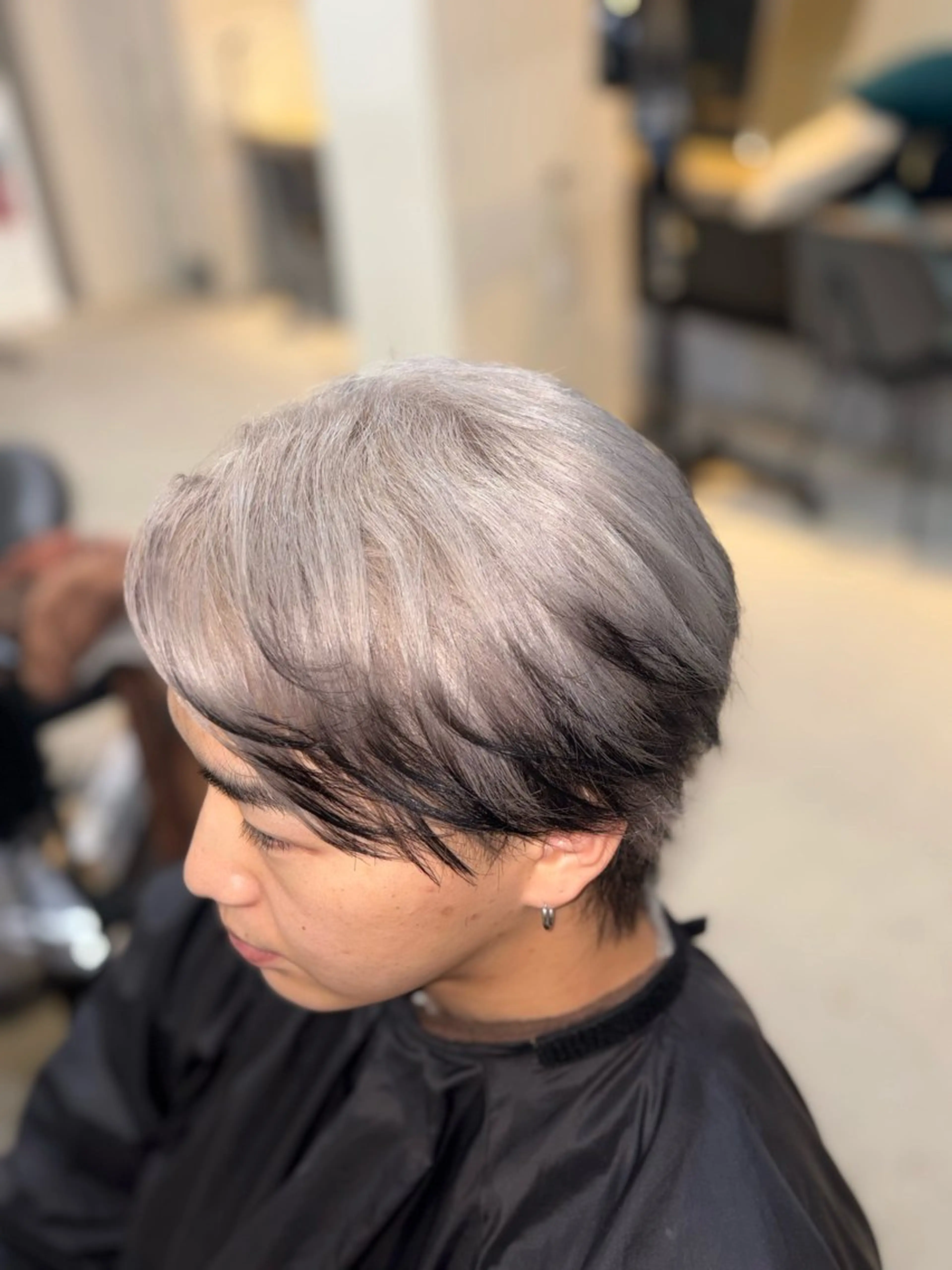 カラー メンズ ヘアカラー 東 凱斗のヘアスタイル