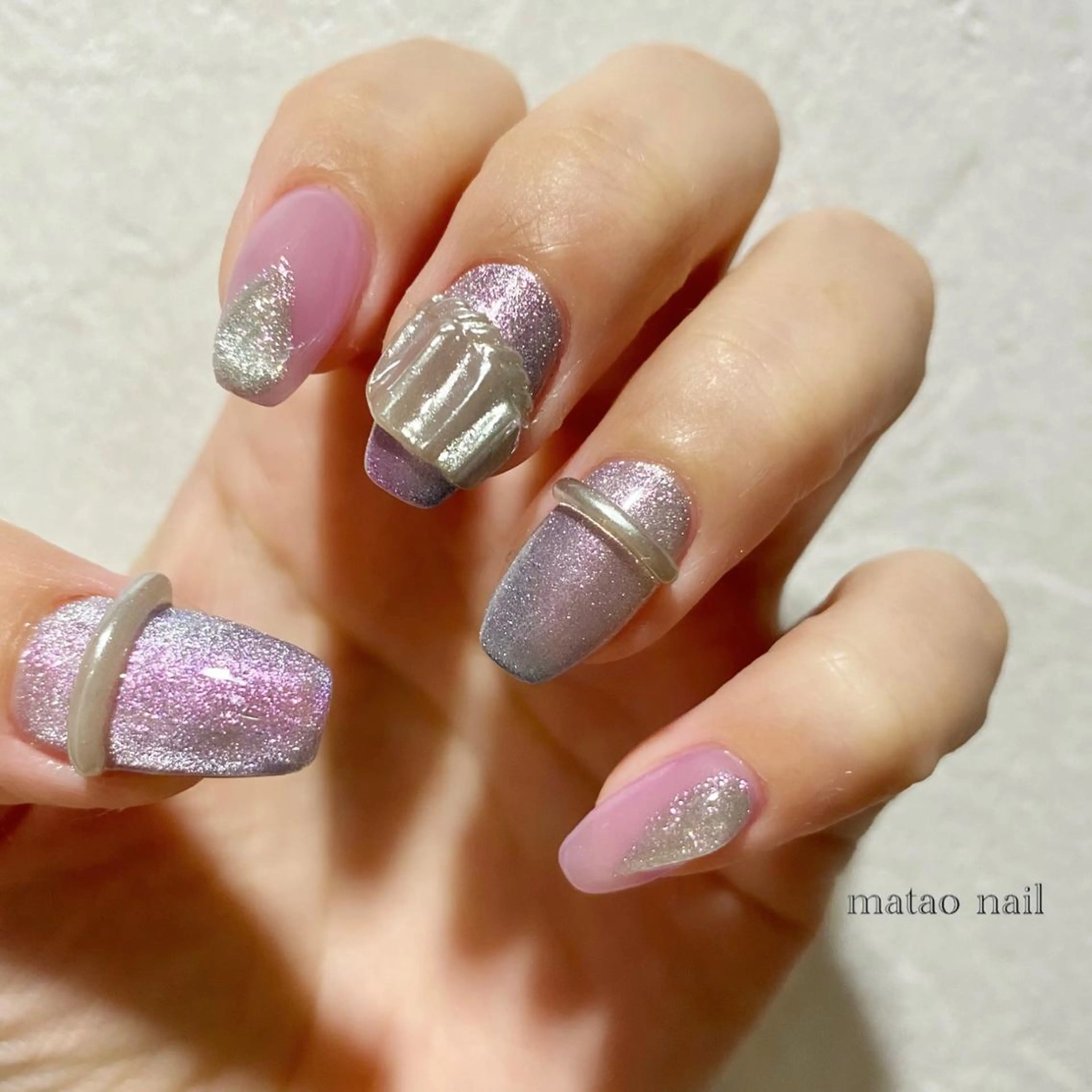 ネイル クリアネイル マグネットネイル ハンドネイル フットネイル matao nailの眉毛・アイブロウイメージ