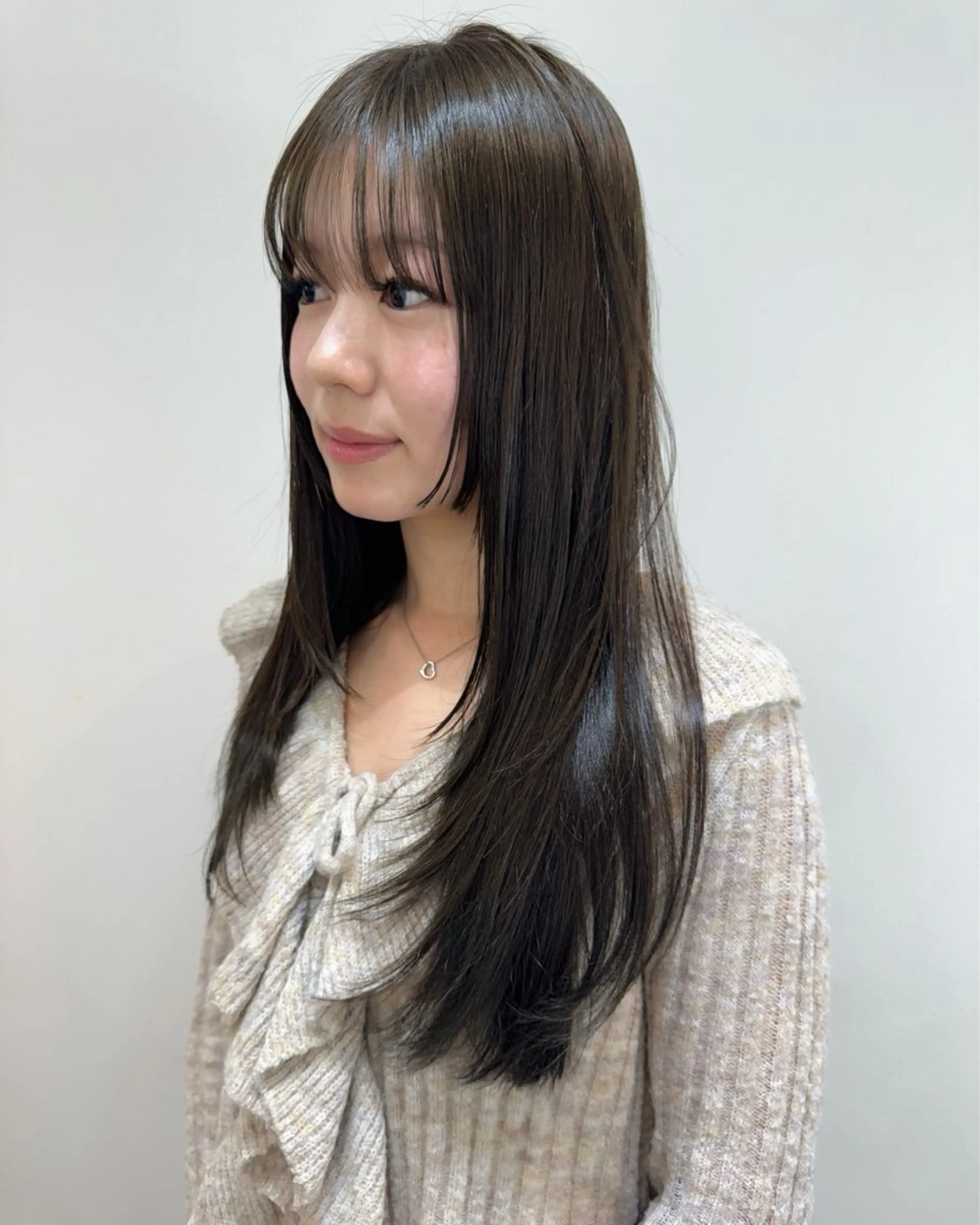 セミロング カラー カット ヘアカラー トリートメント 似合わせhair /モガミユナ🎀のヘアスタイル