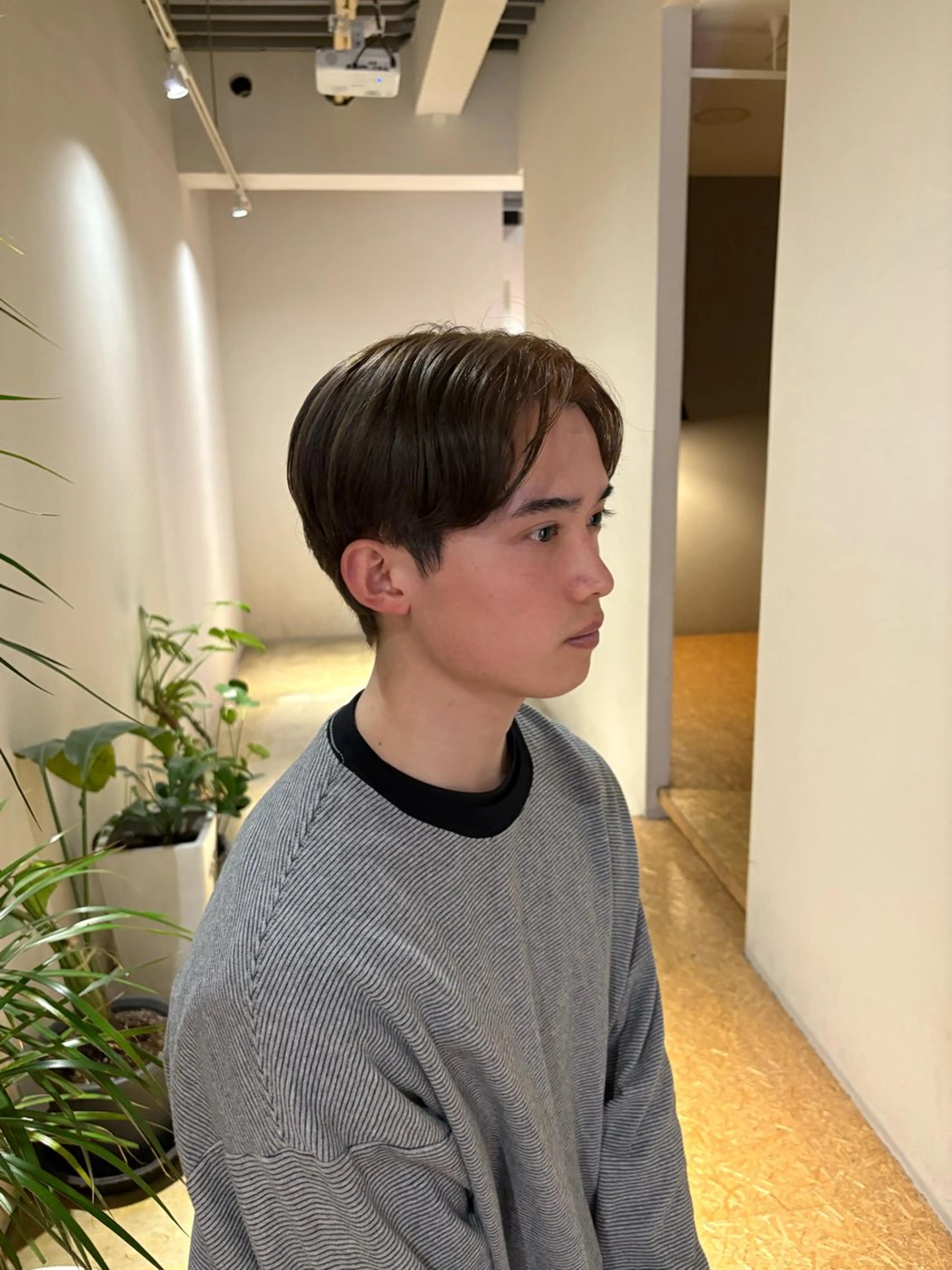 メンズ メンズブリーチ まみ/レイヤーカット /暖色カラーのヘアスタイル