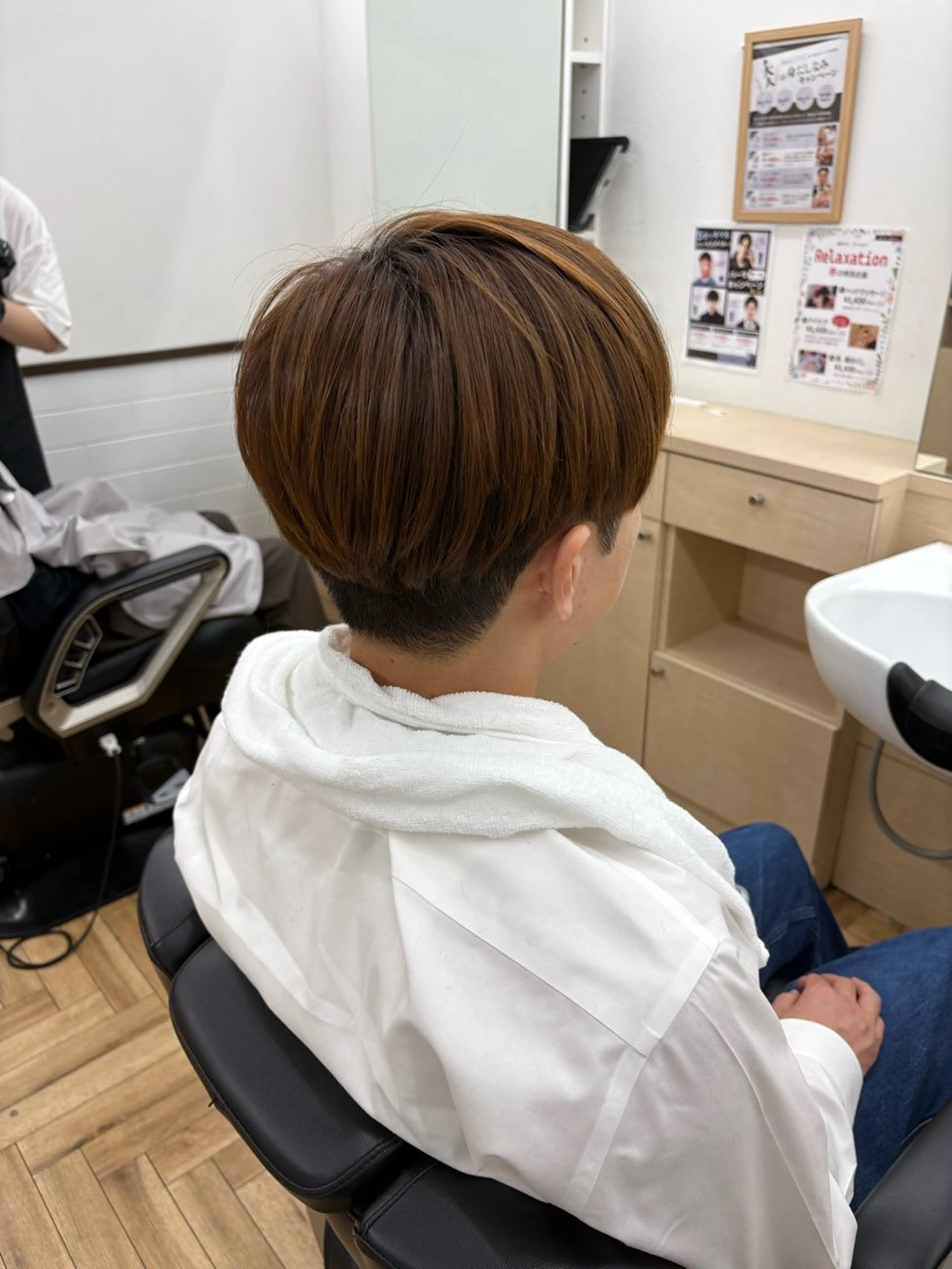 ミディアム 松並 一波のヘアスタイル