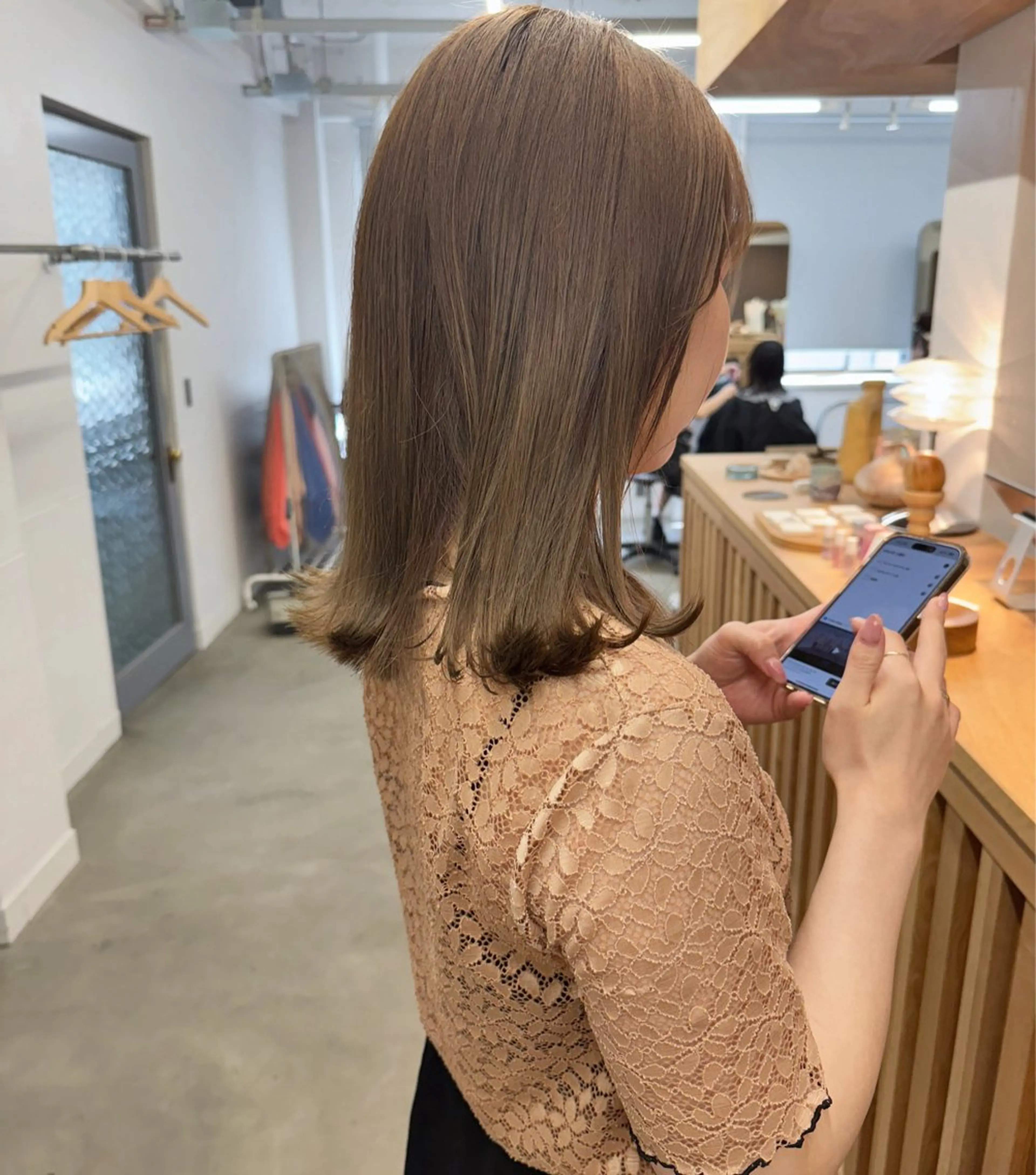 ミディアム カラー トリートメント 坂本 圭太朗のヘアスタイル