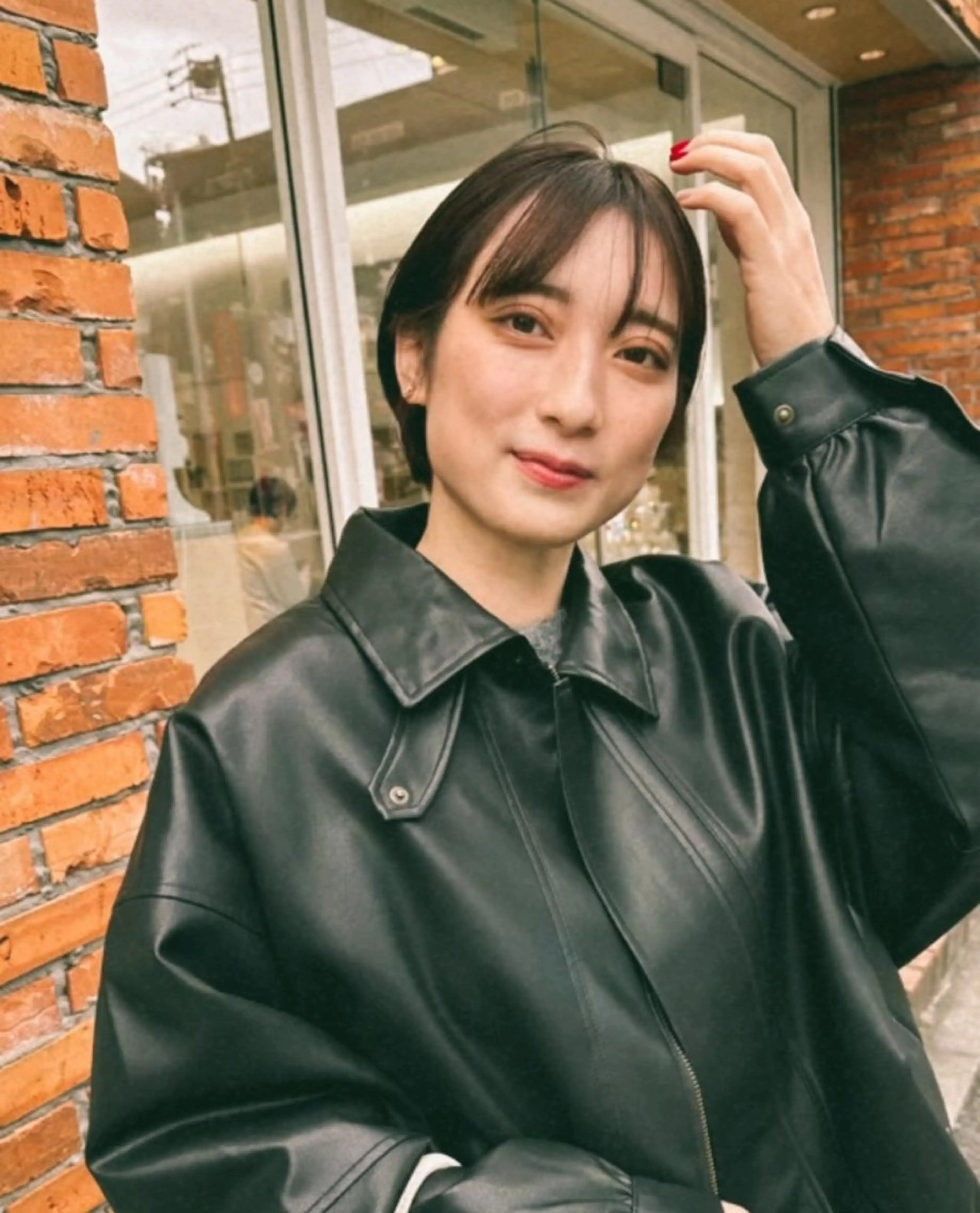 ショート ショートヘア カット ヘアカラー トリートメント 山下恋佳/矢場町/ ブリーチ/ショートのヘアスタイル