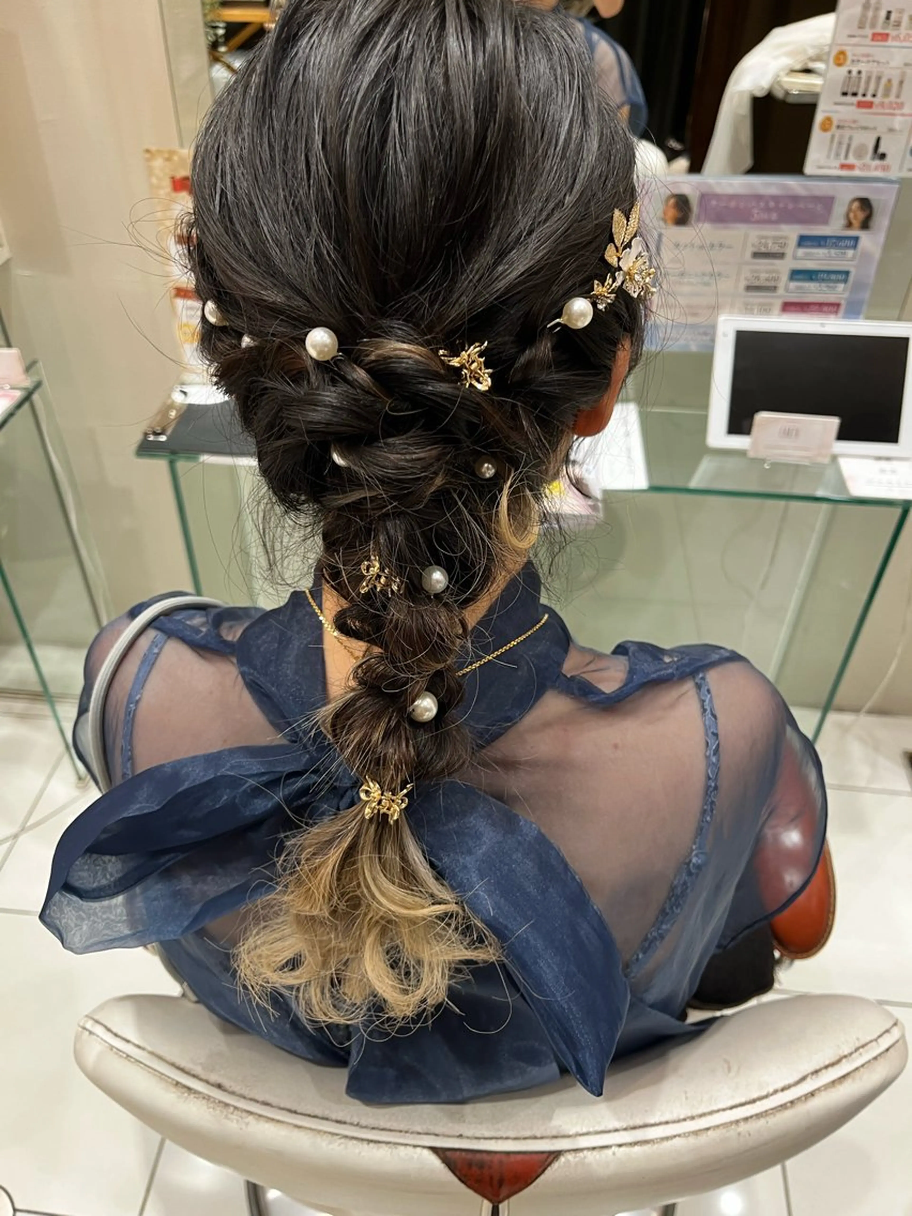 ヘアアレンジ 重留 梨々のヘアスタイル