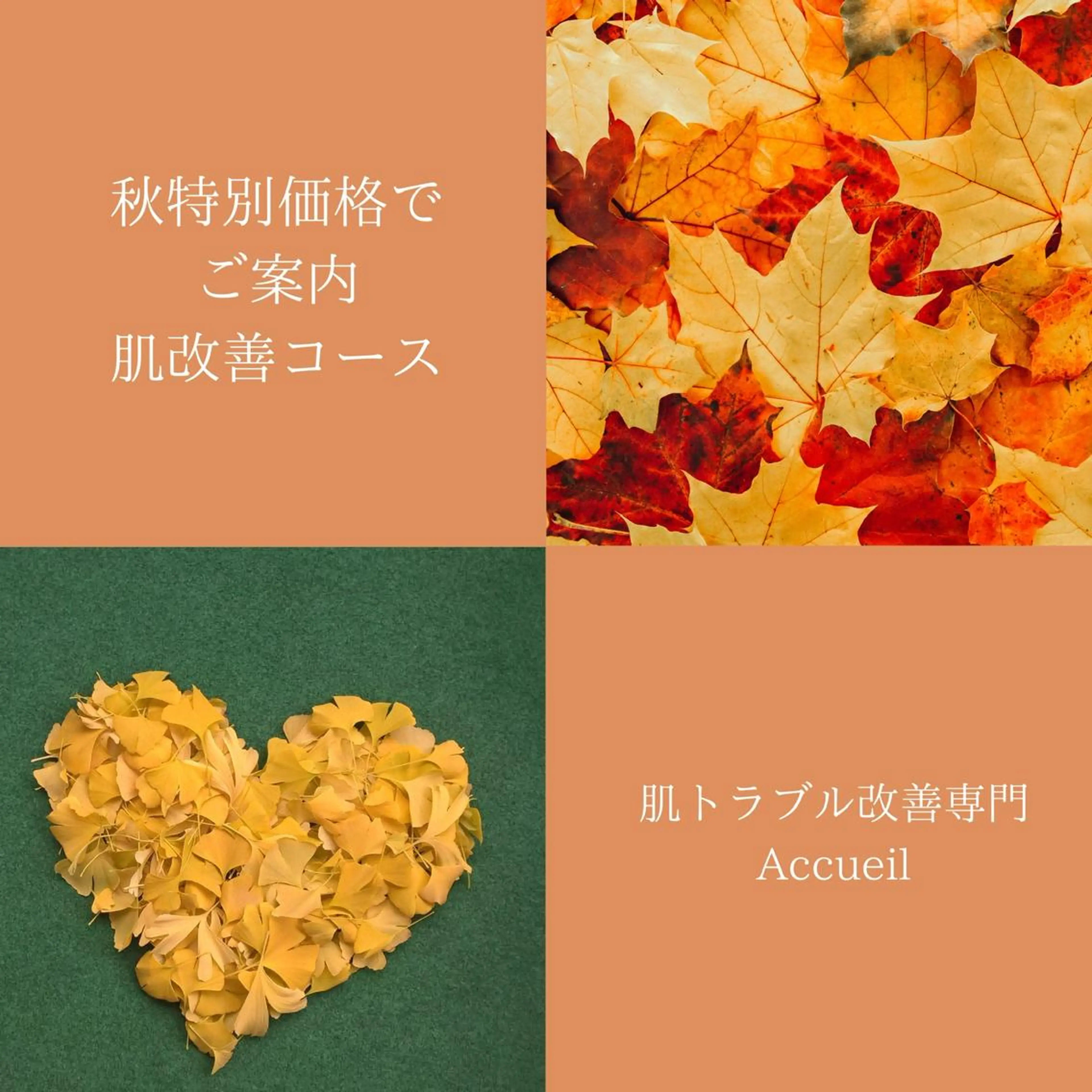 セミロング カラー パーマ ヘアアレンジ メンズ キッズ ネイル エステ リラク ニキビ特化型エステ 🍋最短で肌質改善のエステ・リラクイメージ