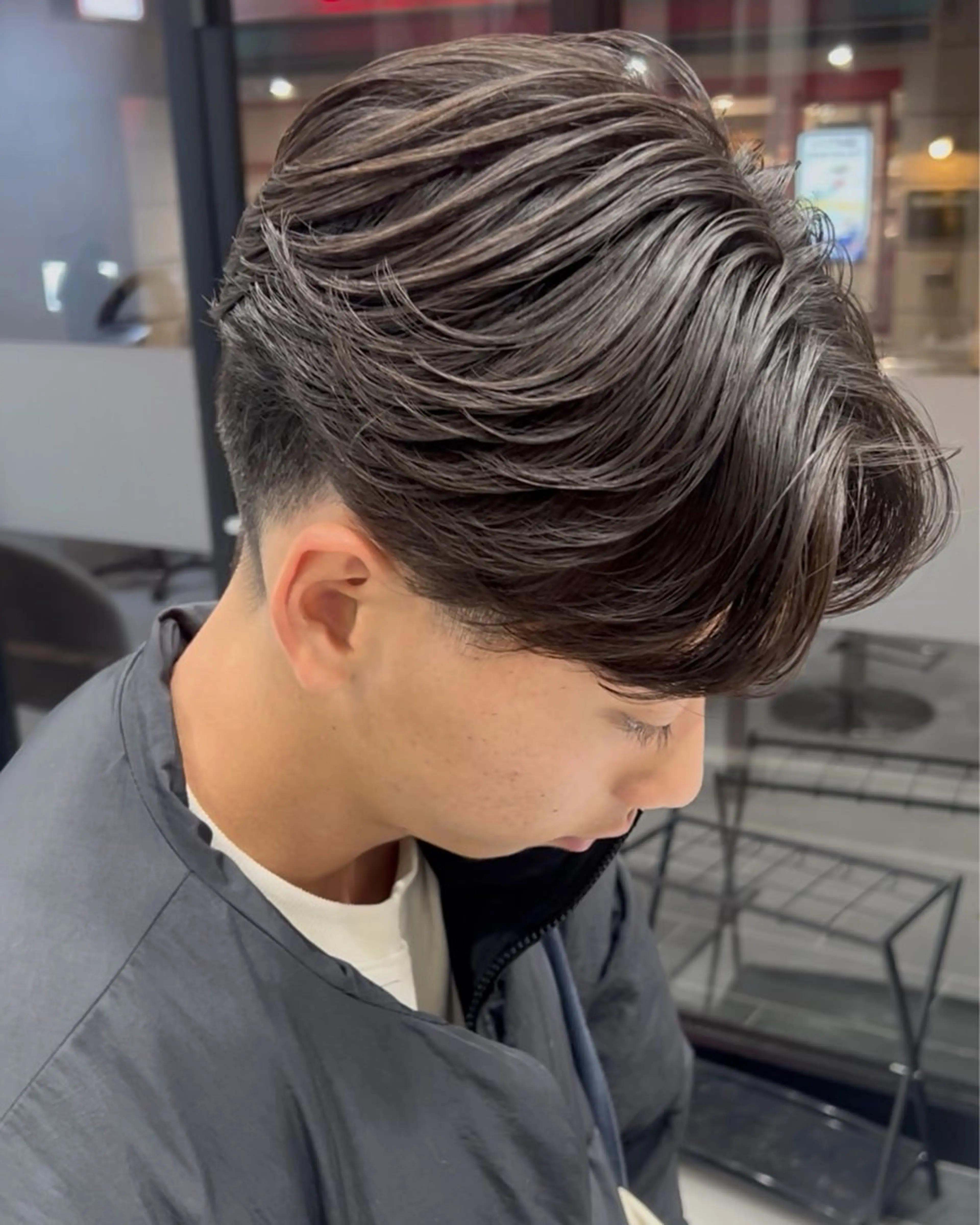 メンズ カット 縮毛矯正 毛流れ/メンズパーマ kanata/溝の口のヘアスタイル