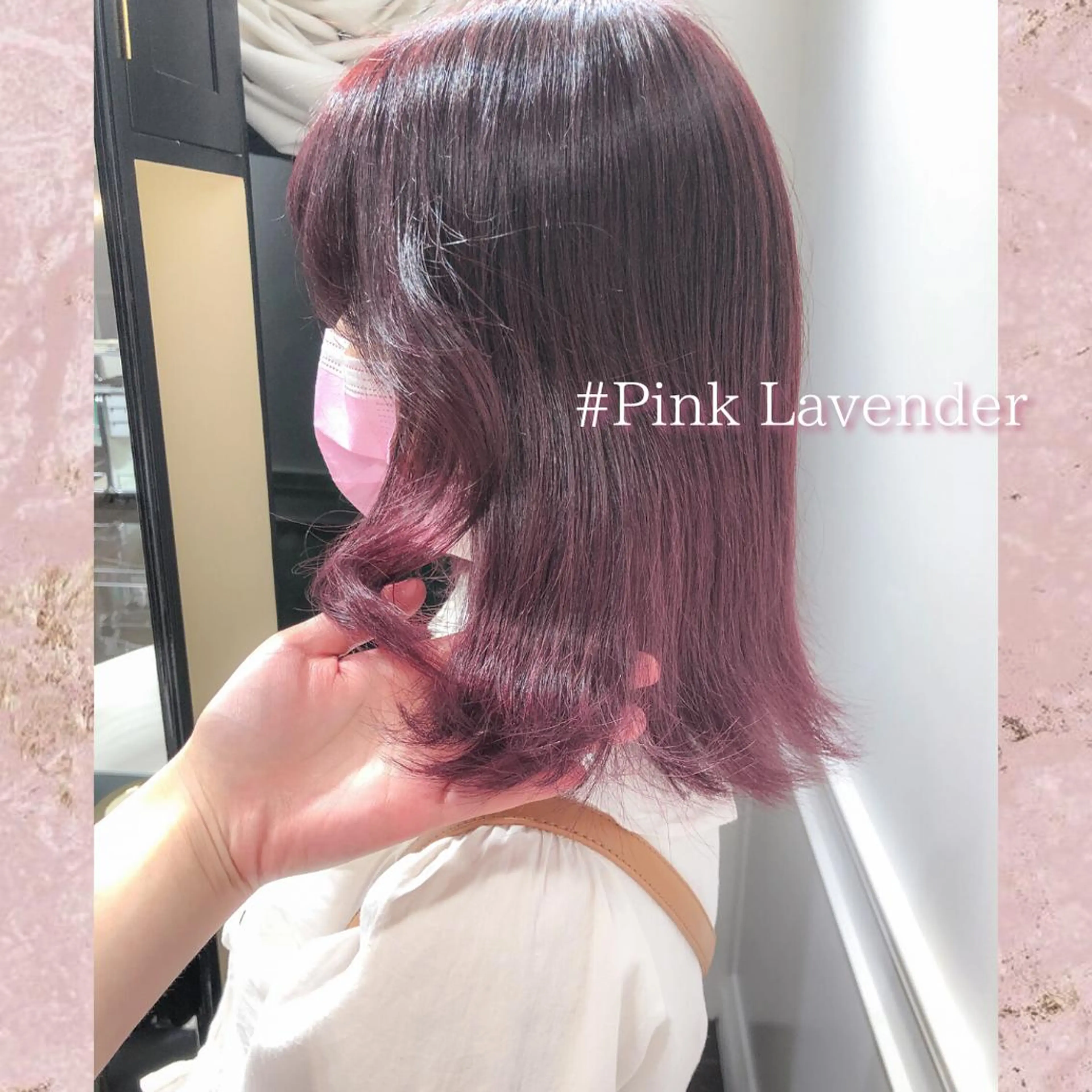 ミディアム カラー ブリーチ ヘアカラー miyu /トレンド カラー×艶髪のヘアスタイル