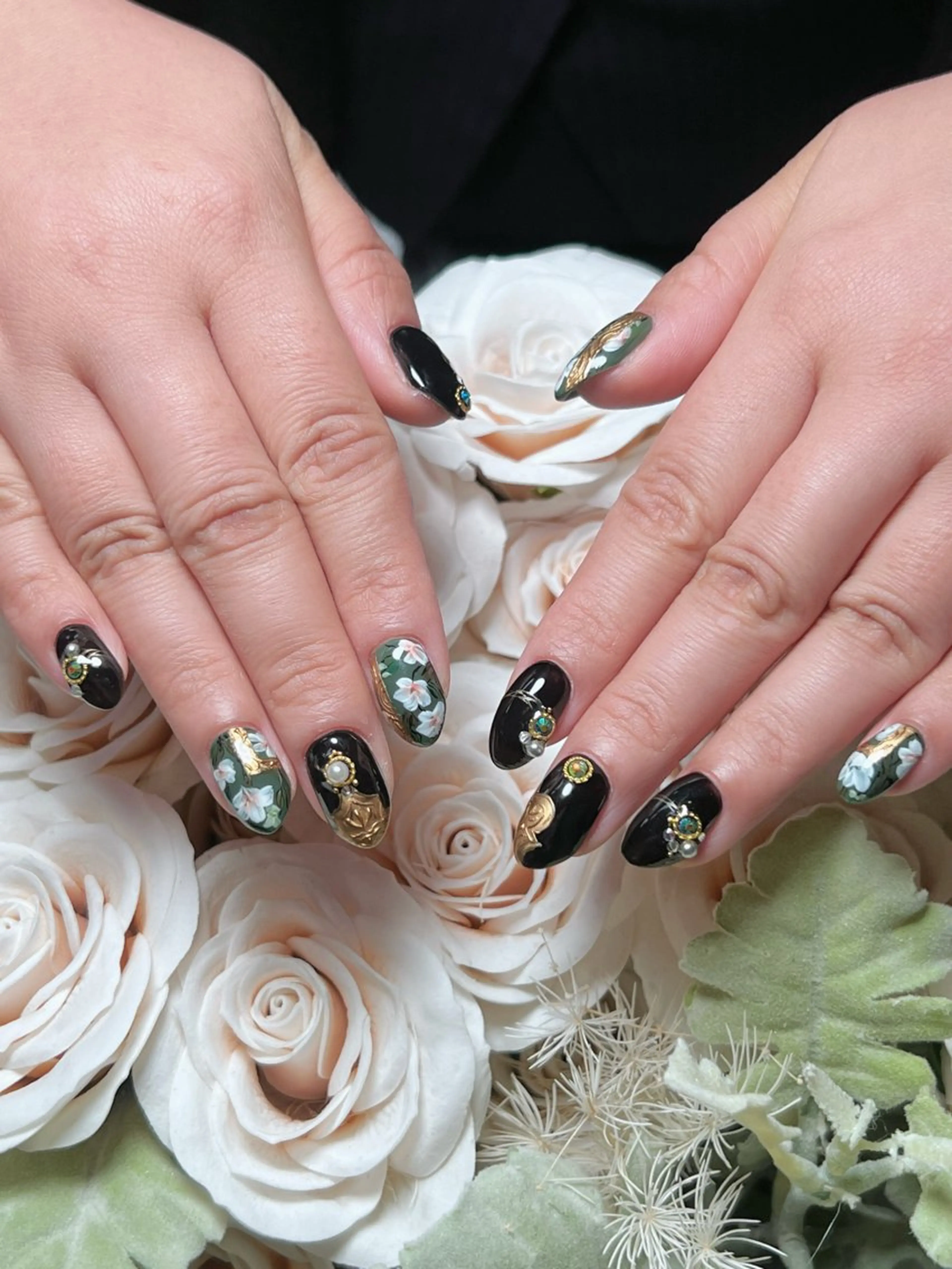 ネイル 成人式 ロングネイル マグネットネイル 持ち込み ワンカラーネイル ハンドネイル Painty nailのネイルデザイン