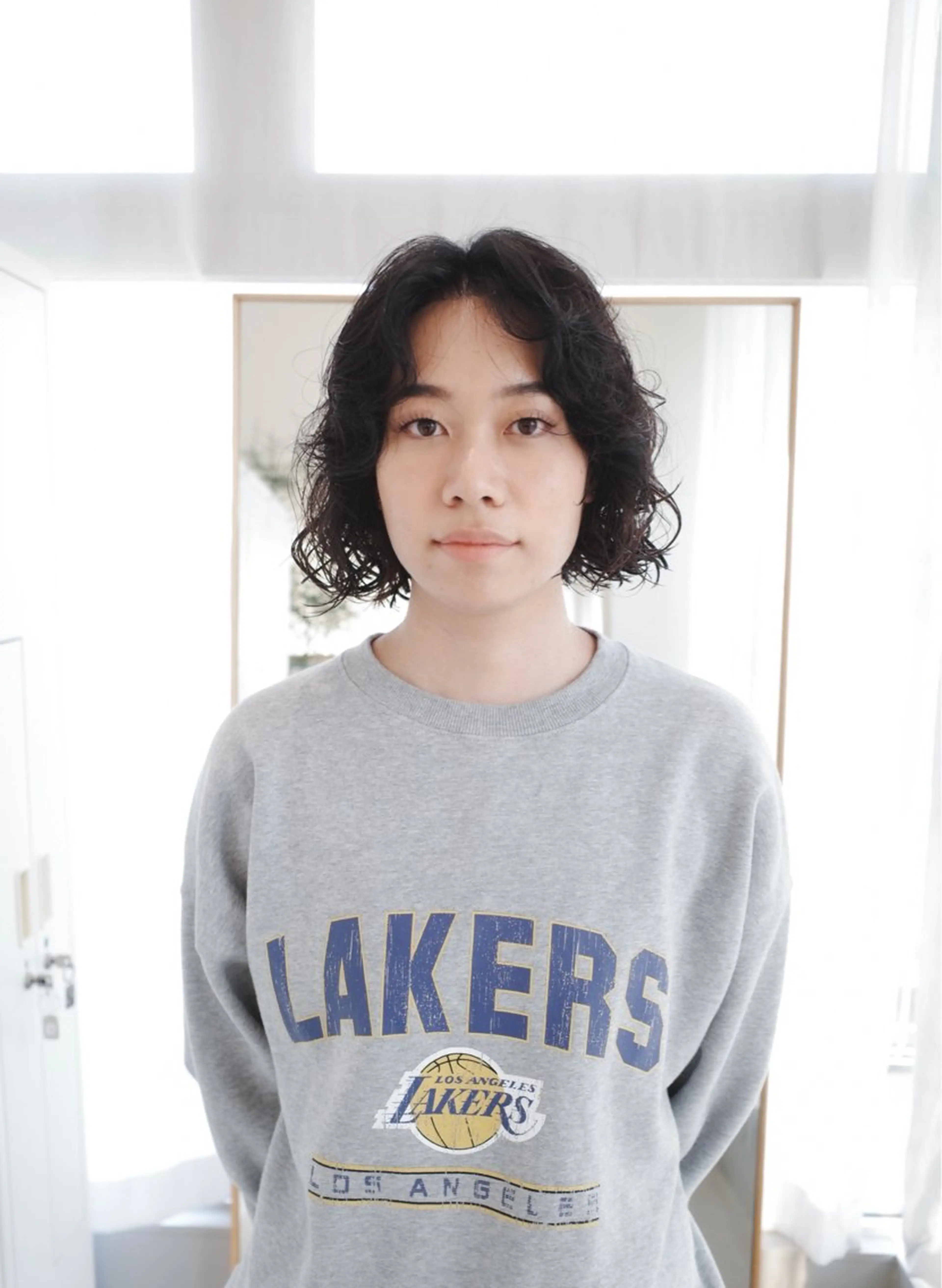 ミディアム カット パーマ つくばUtooe's 副店長　寺沢颯のヘアスタイル