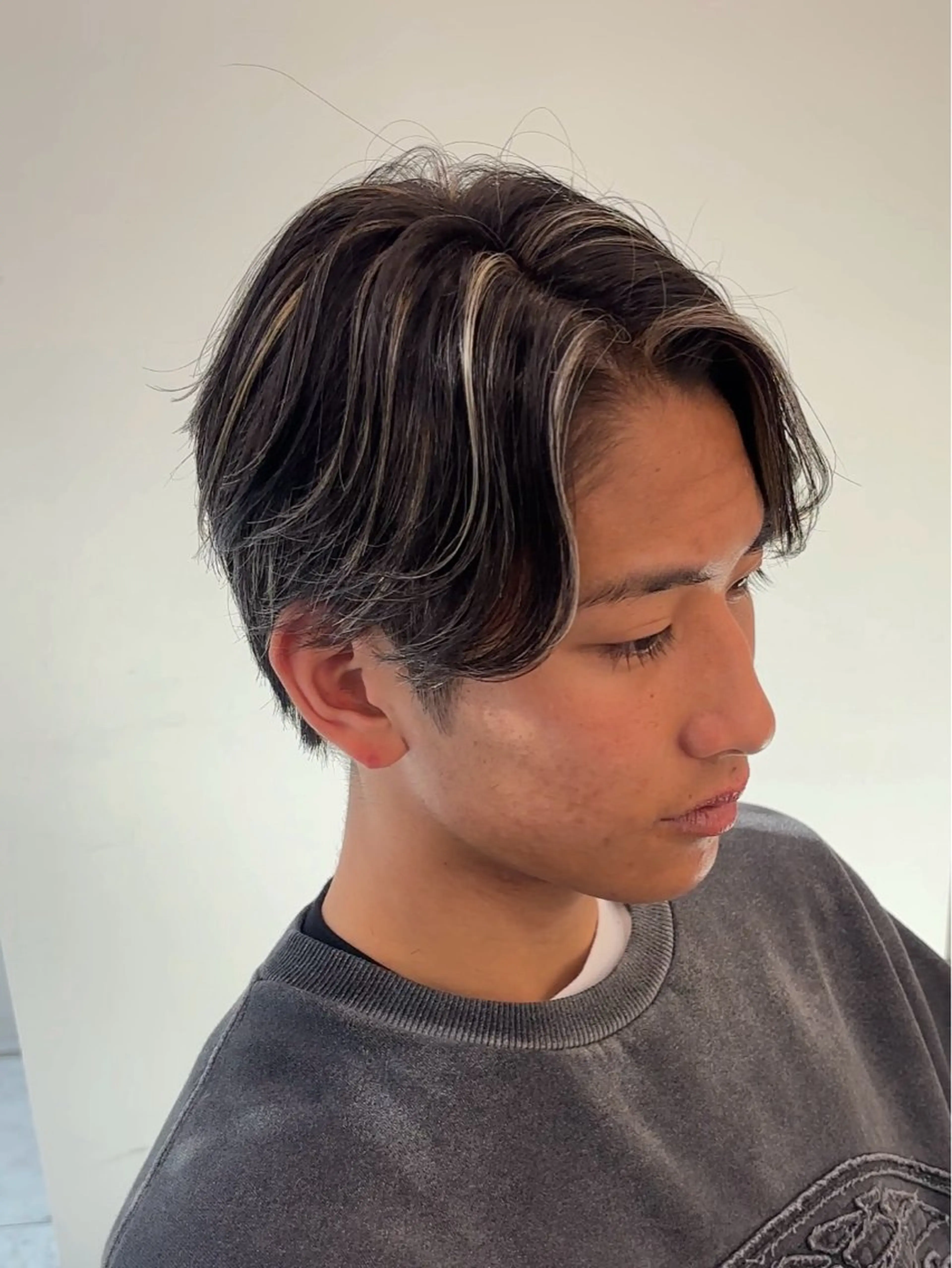 カラー メンズ メンズメッシュ メッシュ カット ヘアカラー メンズ特化型美容師 ‪‪★あおいのヘアスタイル