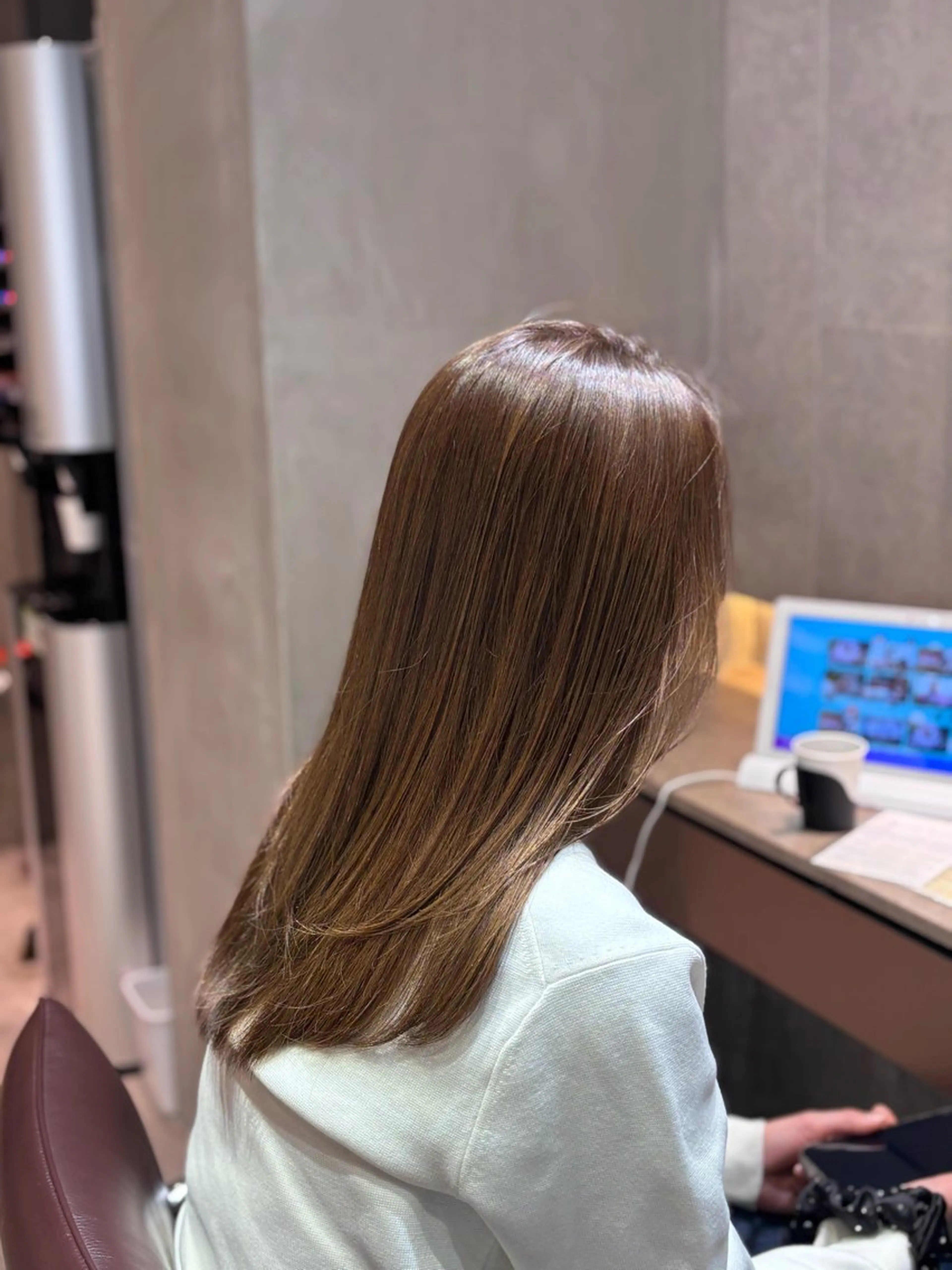 【ご新規様限定500円OFF】カット➕髪質改善カラー➕ベースtrの写真