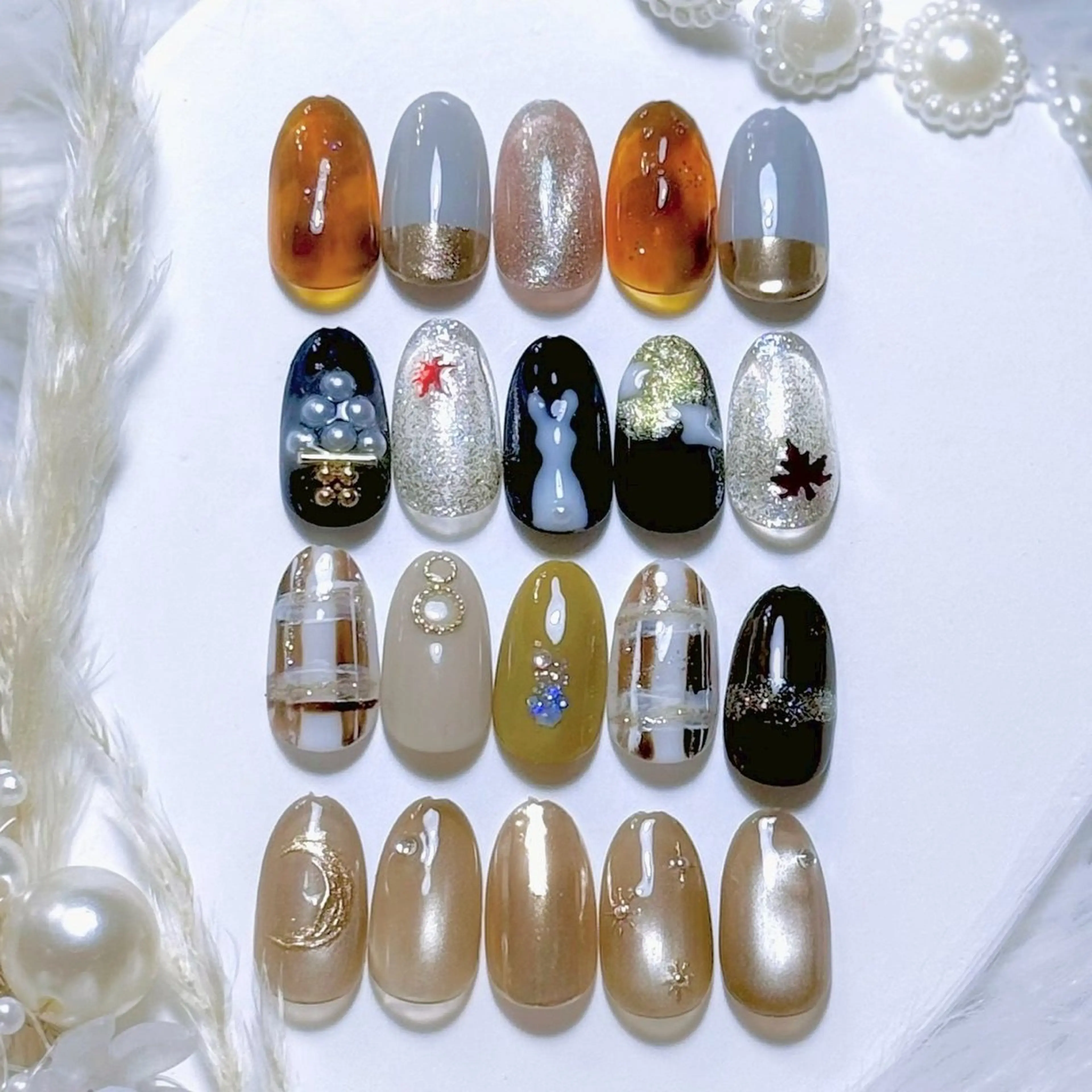 ネイル 𝑬𝑹𝑰𝑲𝑨 𓂃🎀𓈒𓏸のネイルデザイン