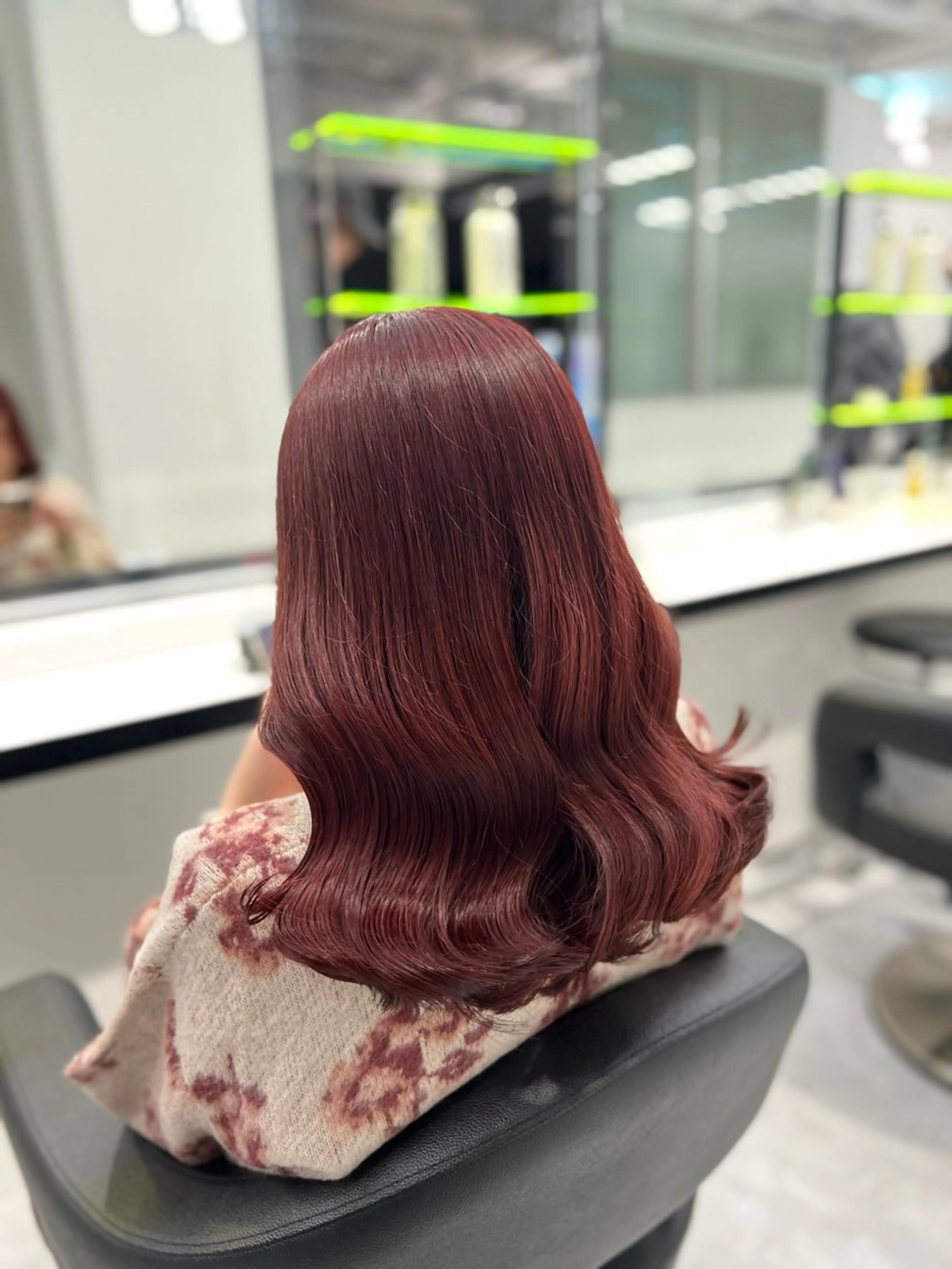 セミロング カラー ヘアカラー ヘッドスパ ヘアセット カラー指名NO.1 🌈Neneのヘアスタイル