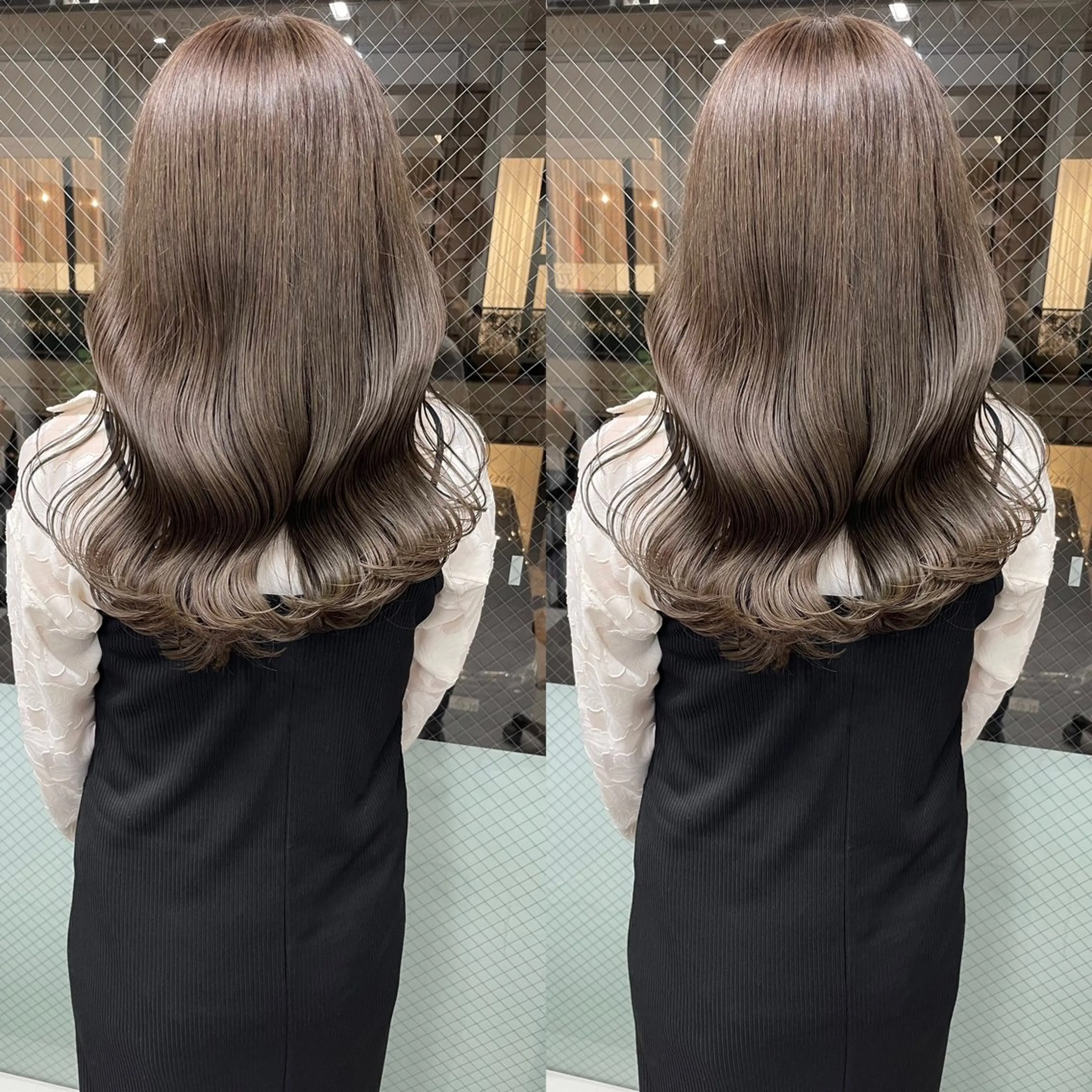 セミロング カラー カット ヘアカラー トリートメント 髪質改善will hairdesignのヘアスタイル