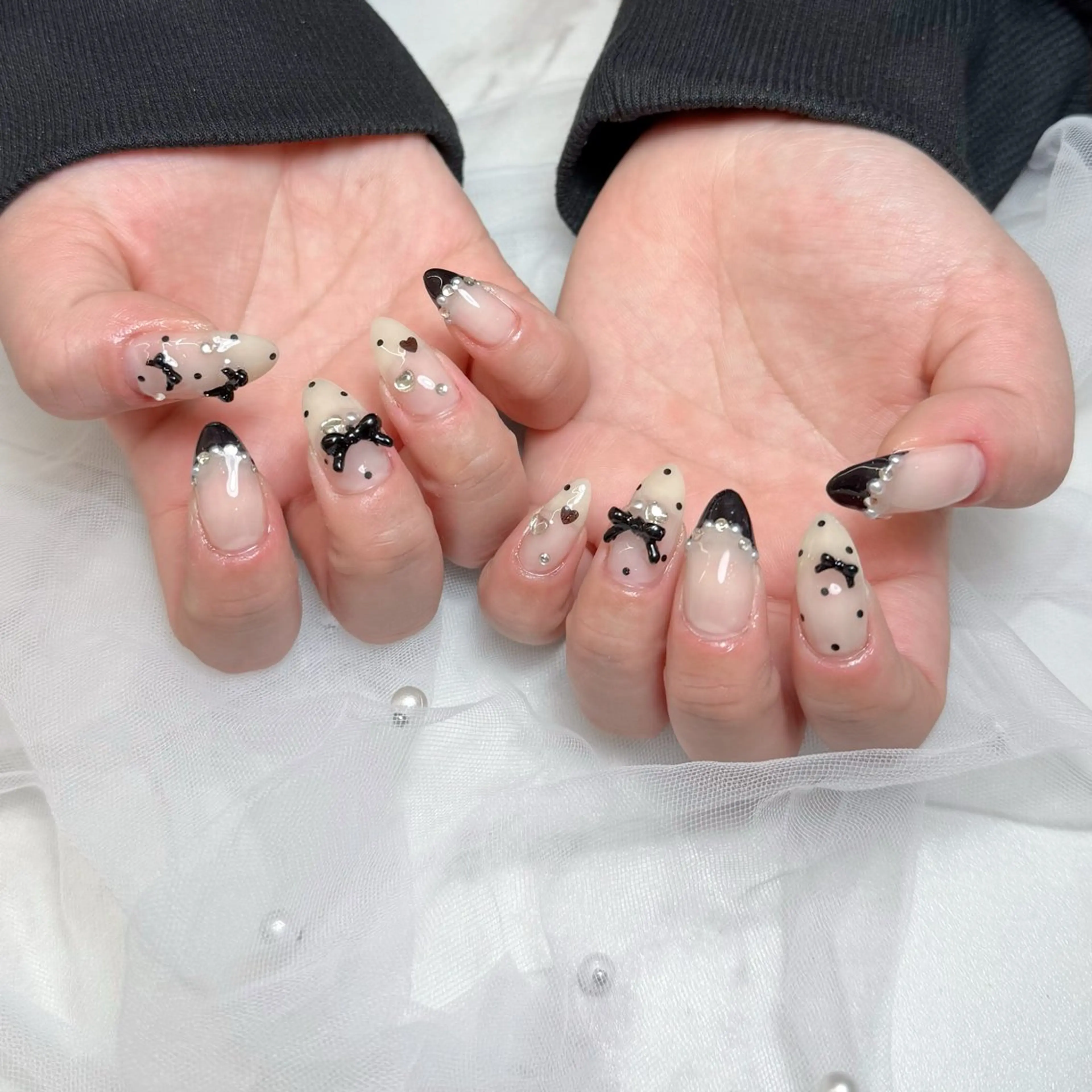 ネイル ハンドネイル mau🩵nail 堺筋本町｜心斎橋のネイルデザイン