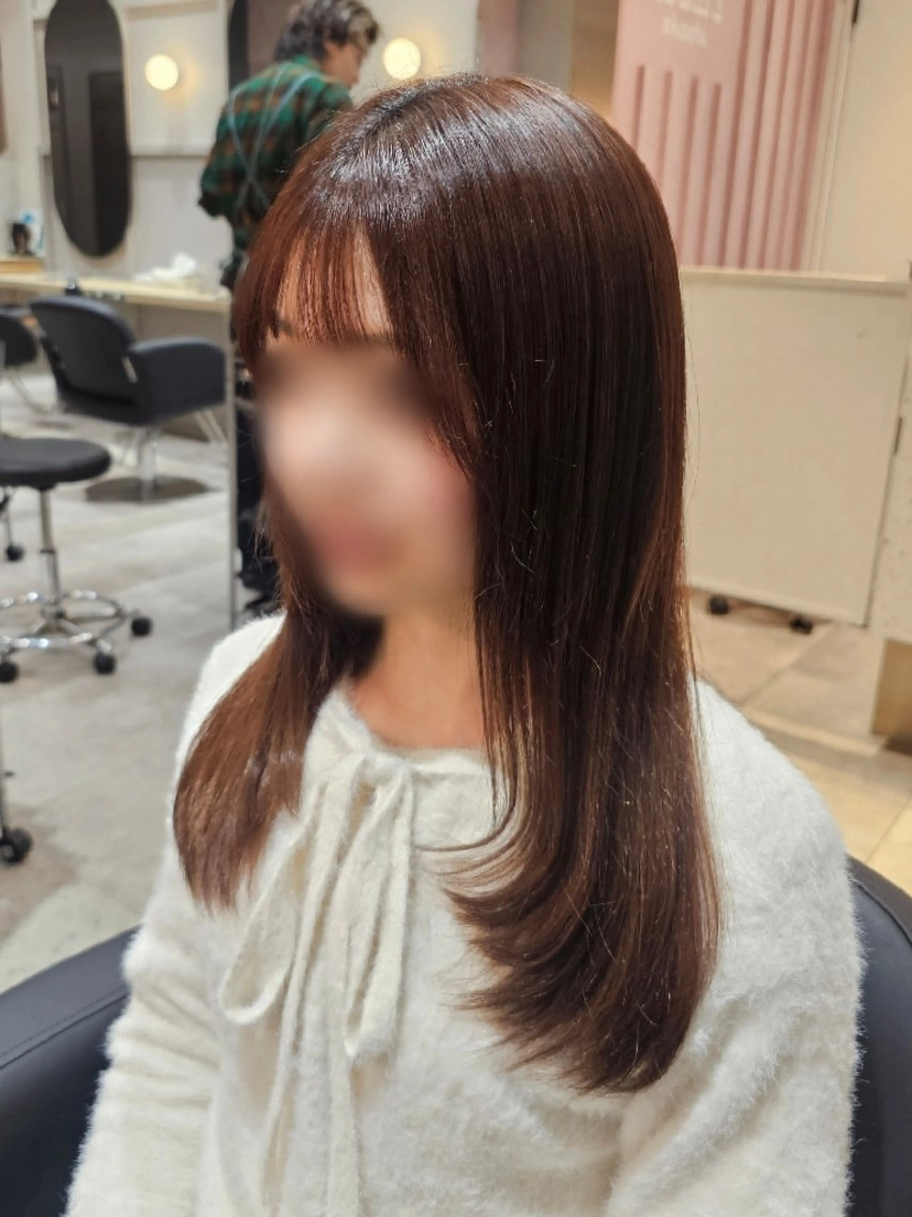 ロング ロングレイヤー レイヤーカット ロング カット トリートメント 🍀☘️阿部 誉叶☘️🍀のヘアスタイル