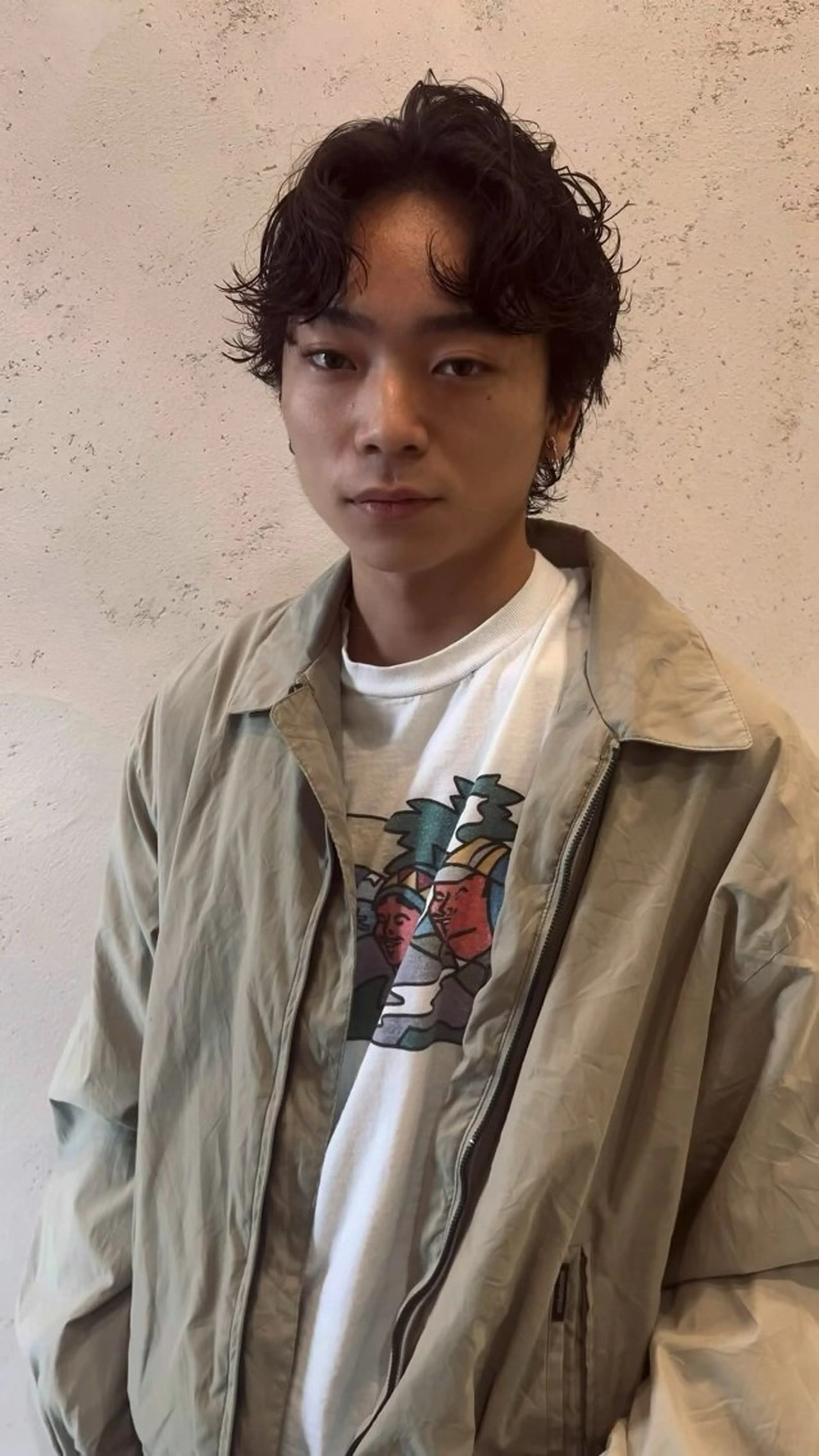 ショート パーマ メンズ メンズパーマ KEIGO/パーマ ハイトーン/DEANのヘアスタイル