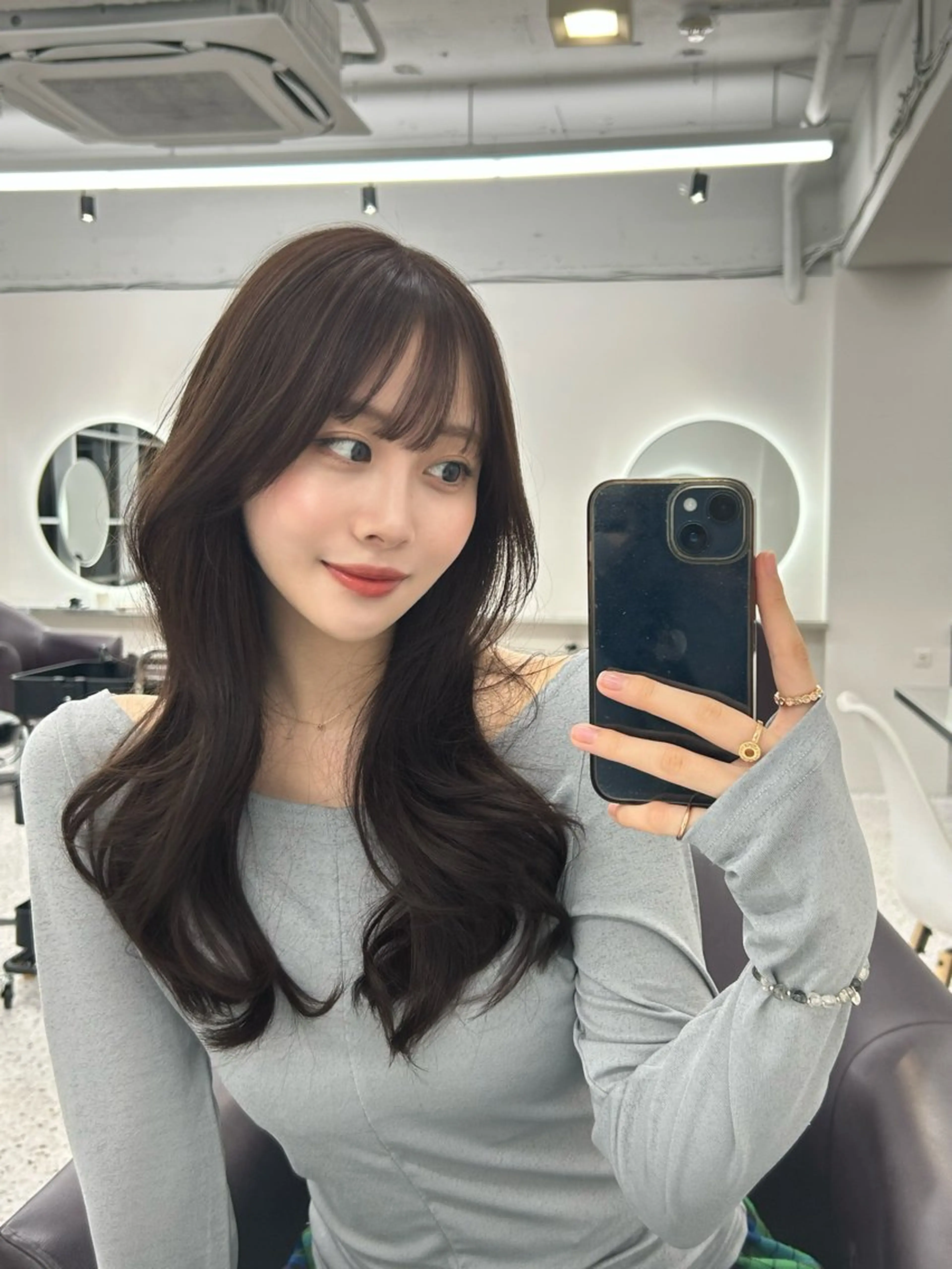 ロング カラー ❄️暗髪/透明感❄️ /reyのヘアスタイル