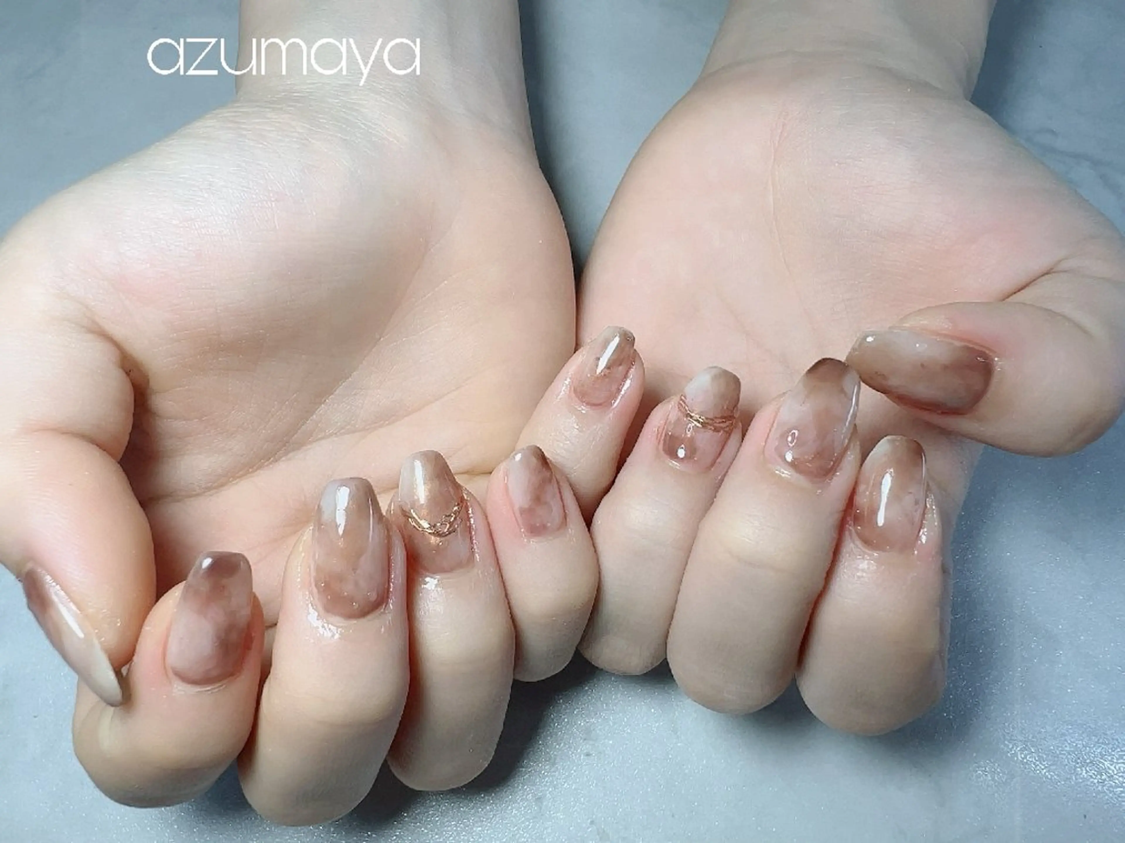 ネイル azumaya ネイリストarisaのネイルデザイン