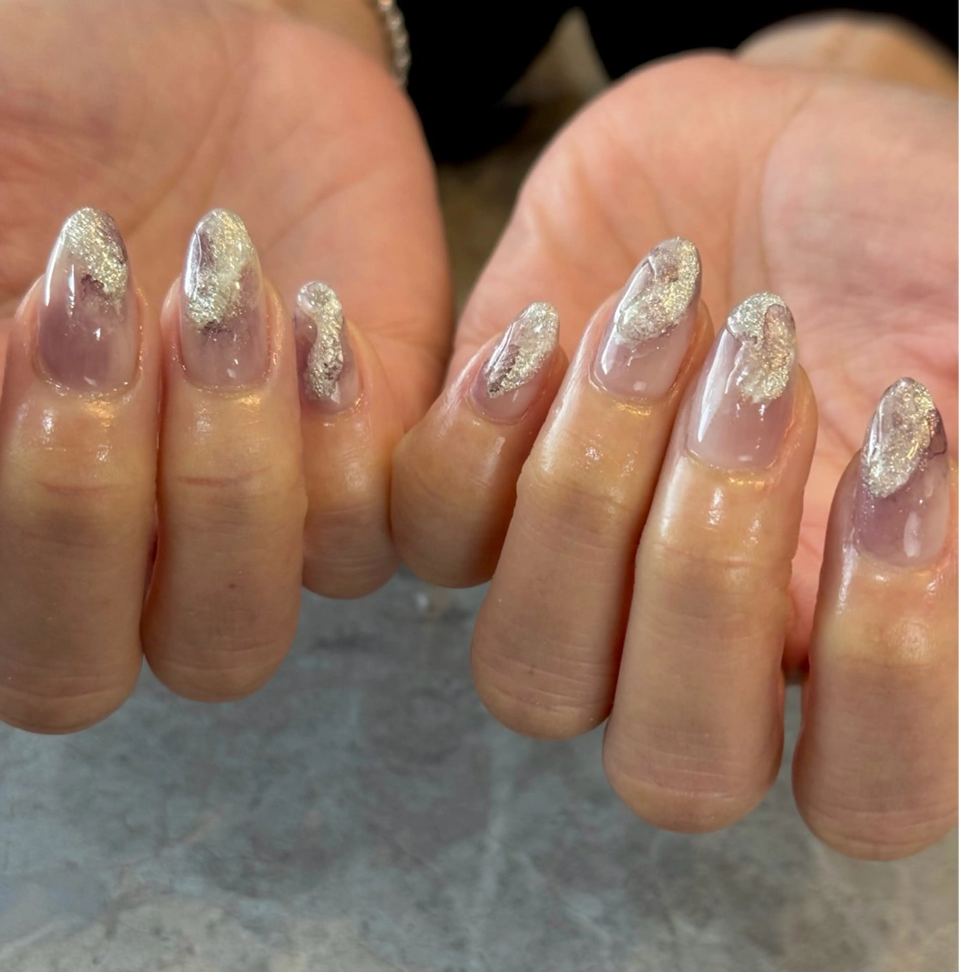 ネイル ニュアンスネイル 春ネイル ハンドネイル Blé nailのネイルデザイン