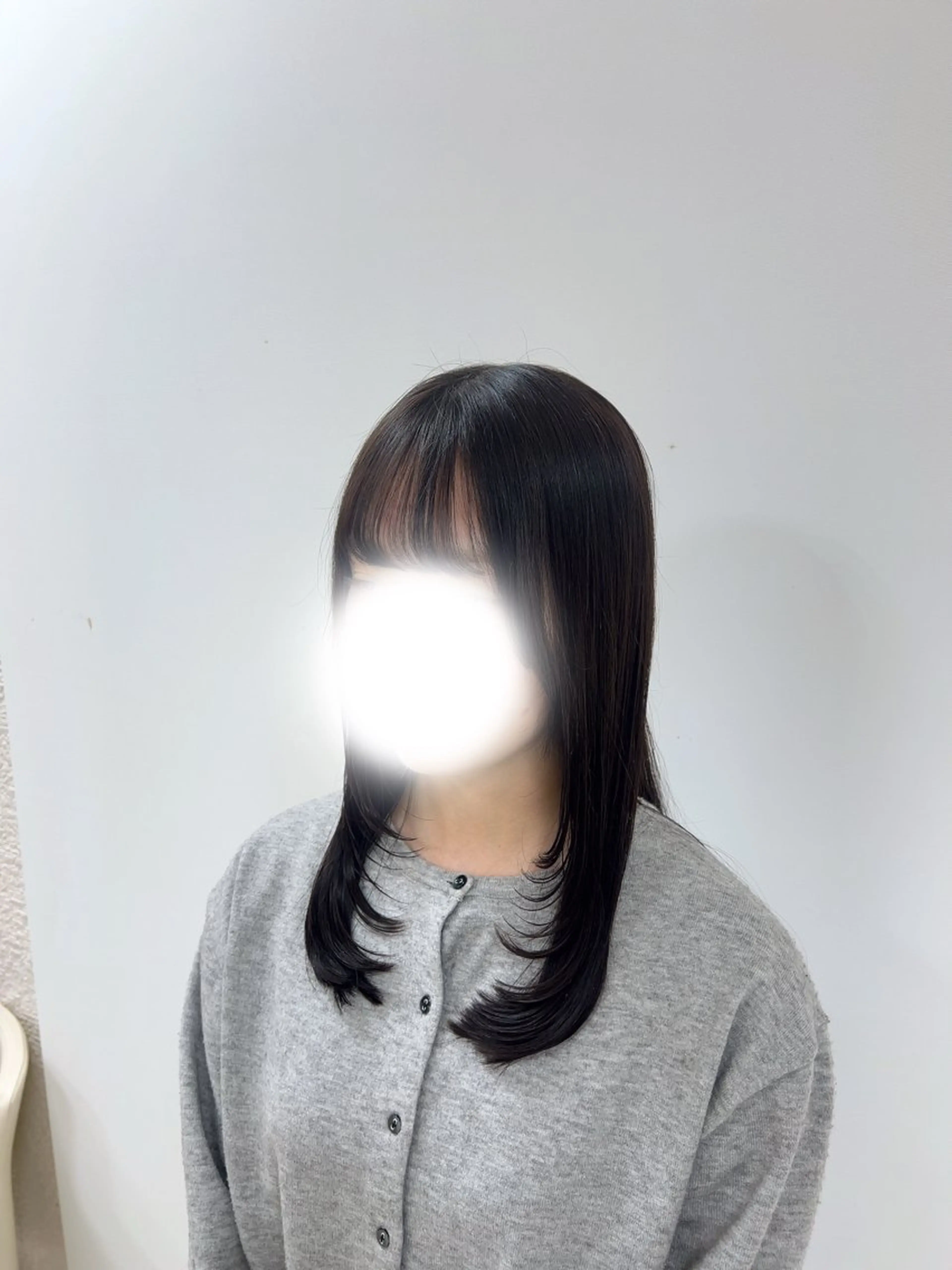 ロング カラー レイヤーカット ヘアカラー トリートメント ヘッドスパ ヘアセット ベージュ/つや髪/ レイヤー／ゆいなのヘアスタイル