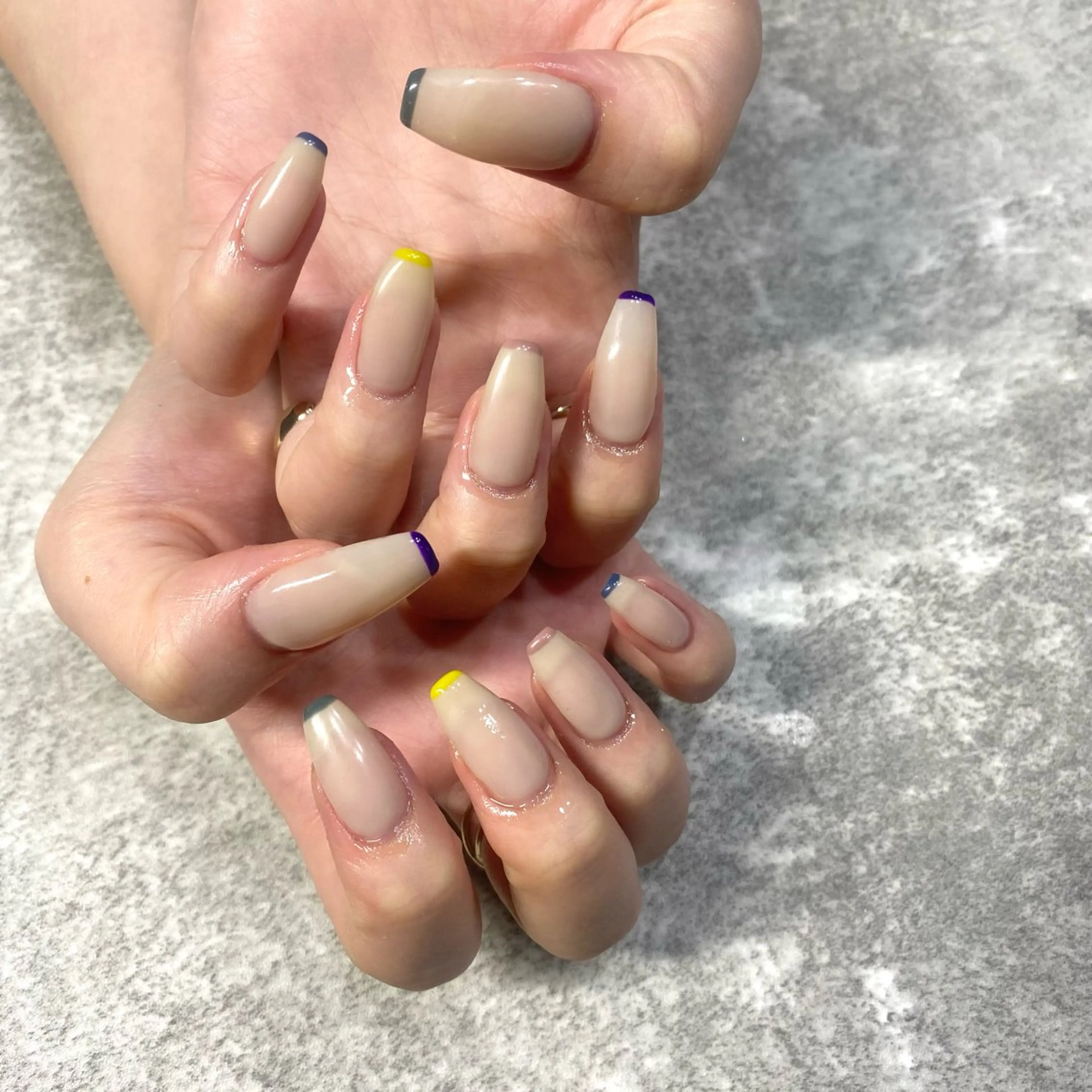 ネイル フレンチネイル ハンドネイル ★Rinail... .のネイルデザイン