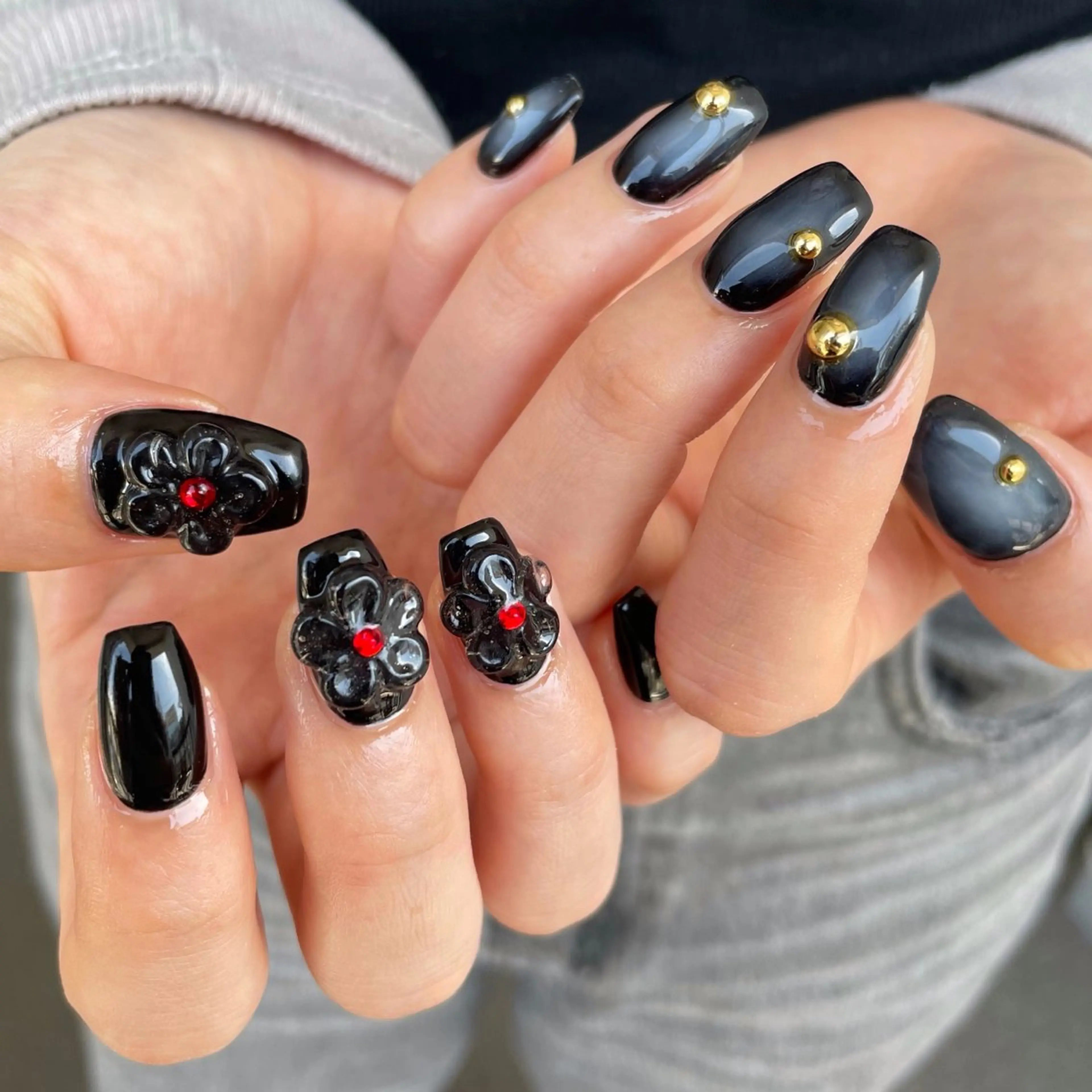 ネイル ハンドネイル カメレオン京橋🌻 草葉由佳のネイルデザイン