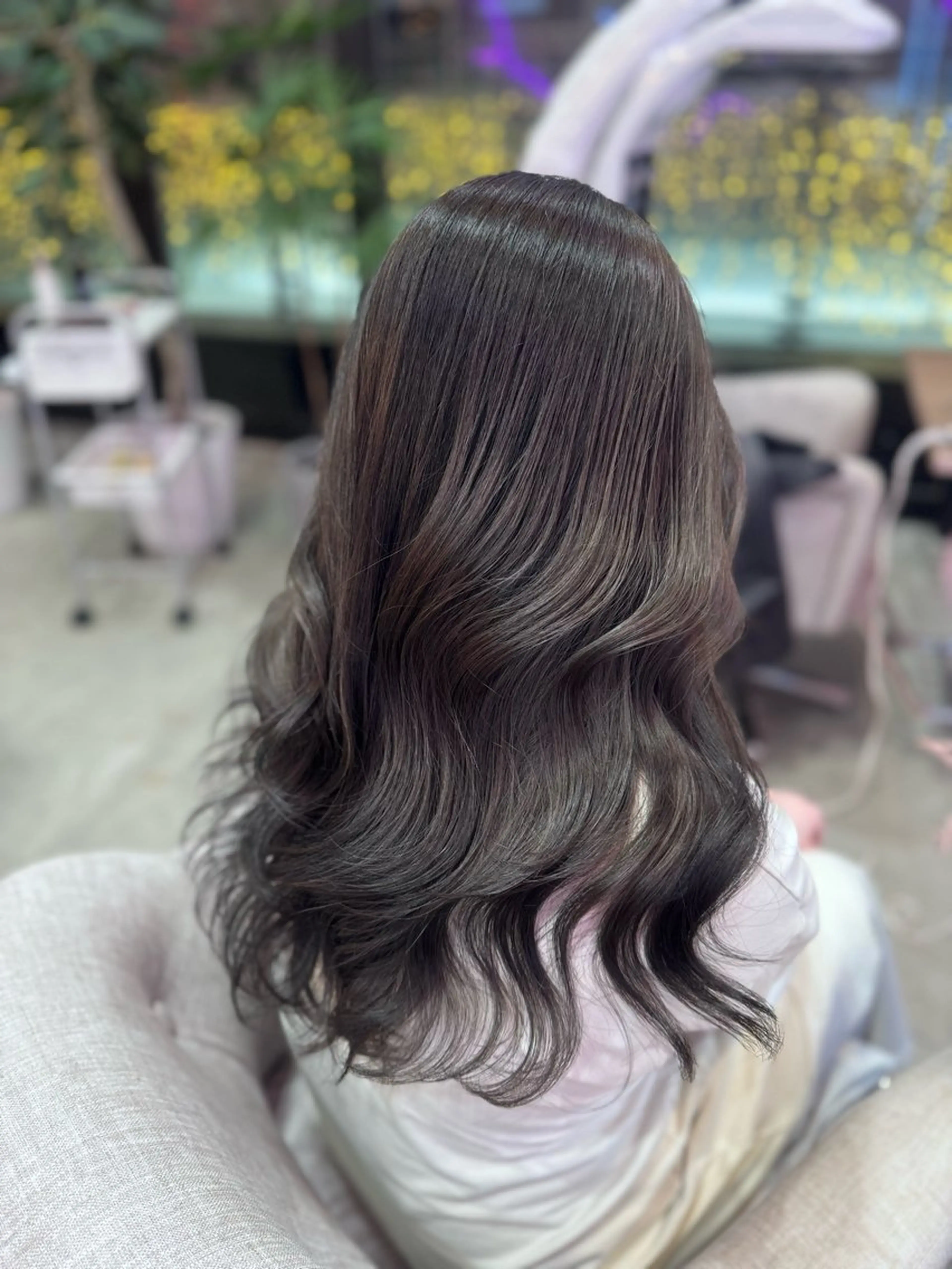 ロング 艶カラー✨レイヤー 𝐚𝐲𝐚𝐤𝐚のヘアスタイル