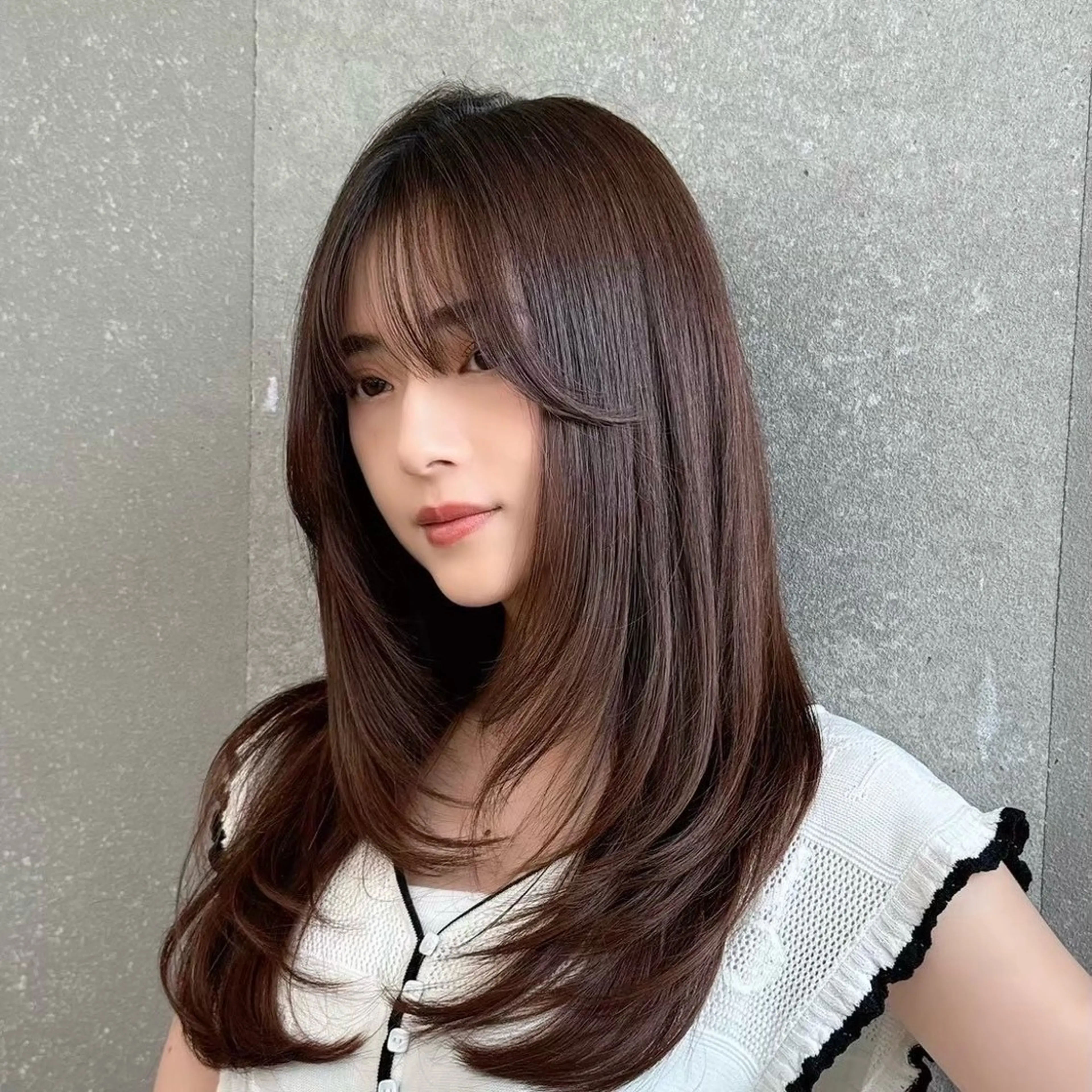 カラー ヘアカラー トリートメント 透明感カラー🩵 けいやのヘアスタイル