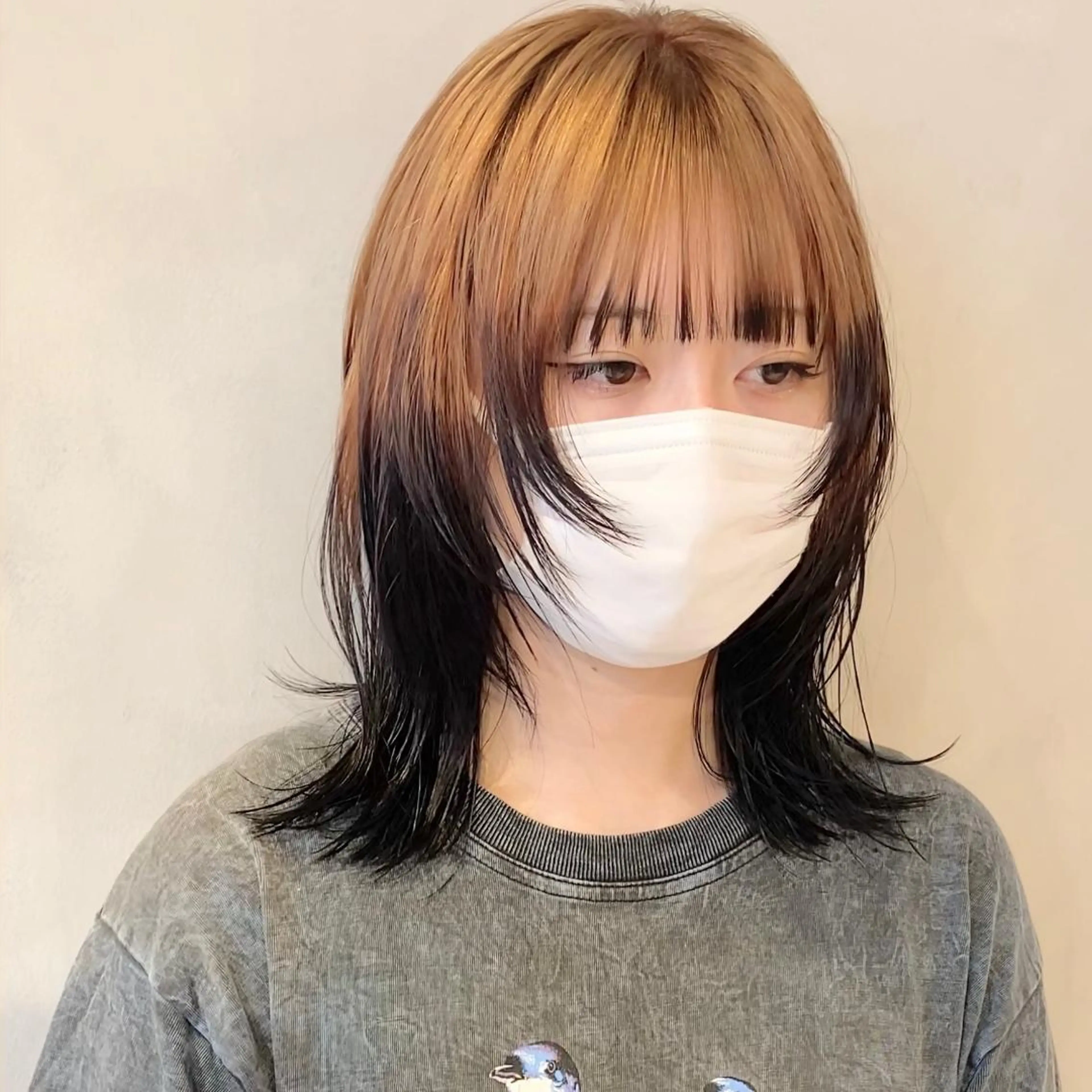 ミディアム カラー ヘアカラー トリートメント カラー系/カット特化 🟠オオタキマサシのヘアスタイル