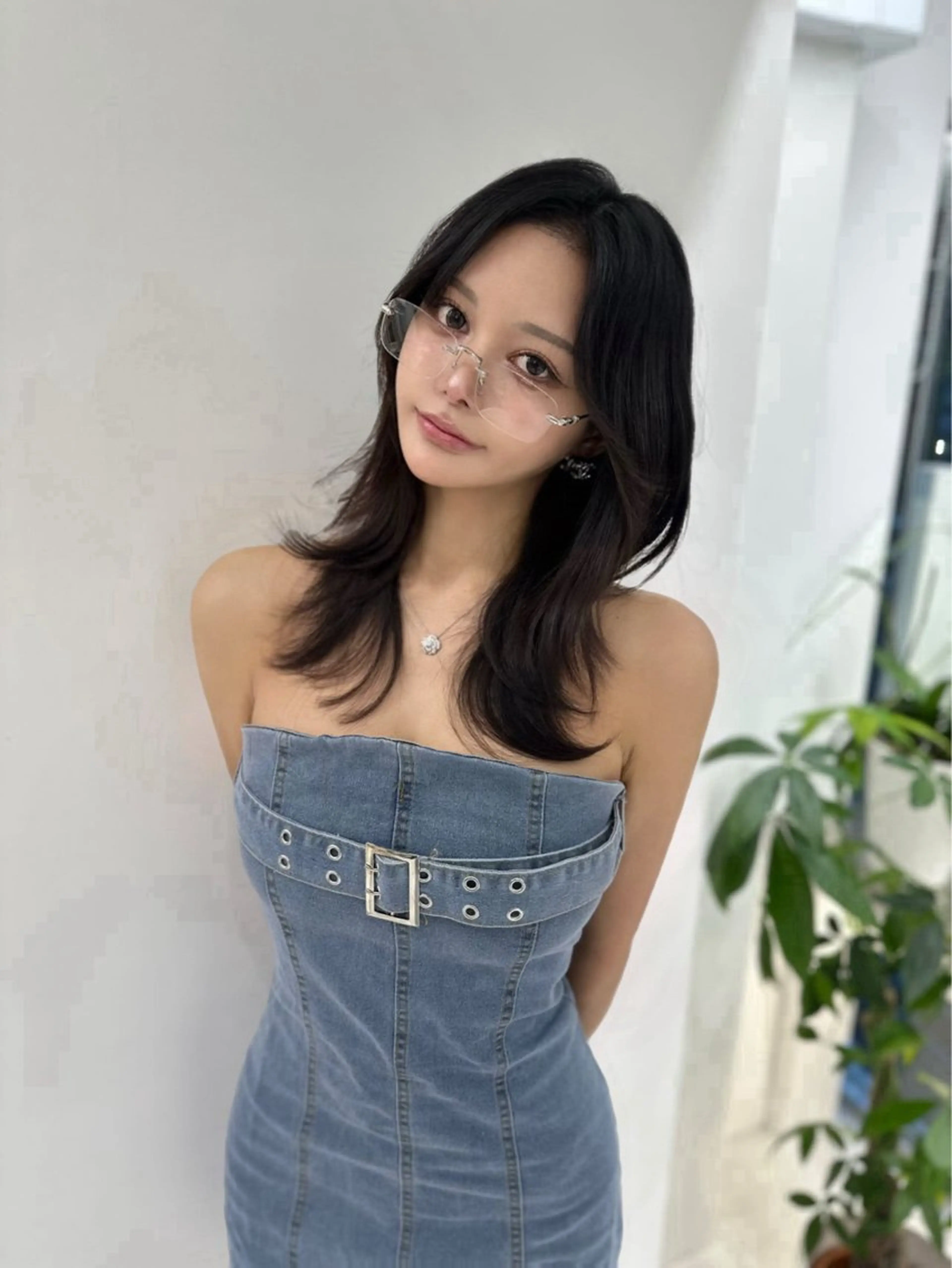 ミディアム ワンホン🎀韓国ヘア 💞渋谷/GAKUのヘアスタイル